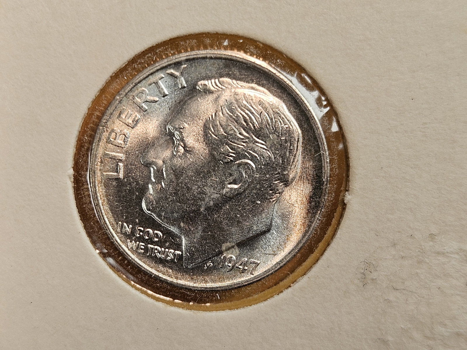 Three GEM Brilliant uncirculated silver Roosevelt Dimes - 4