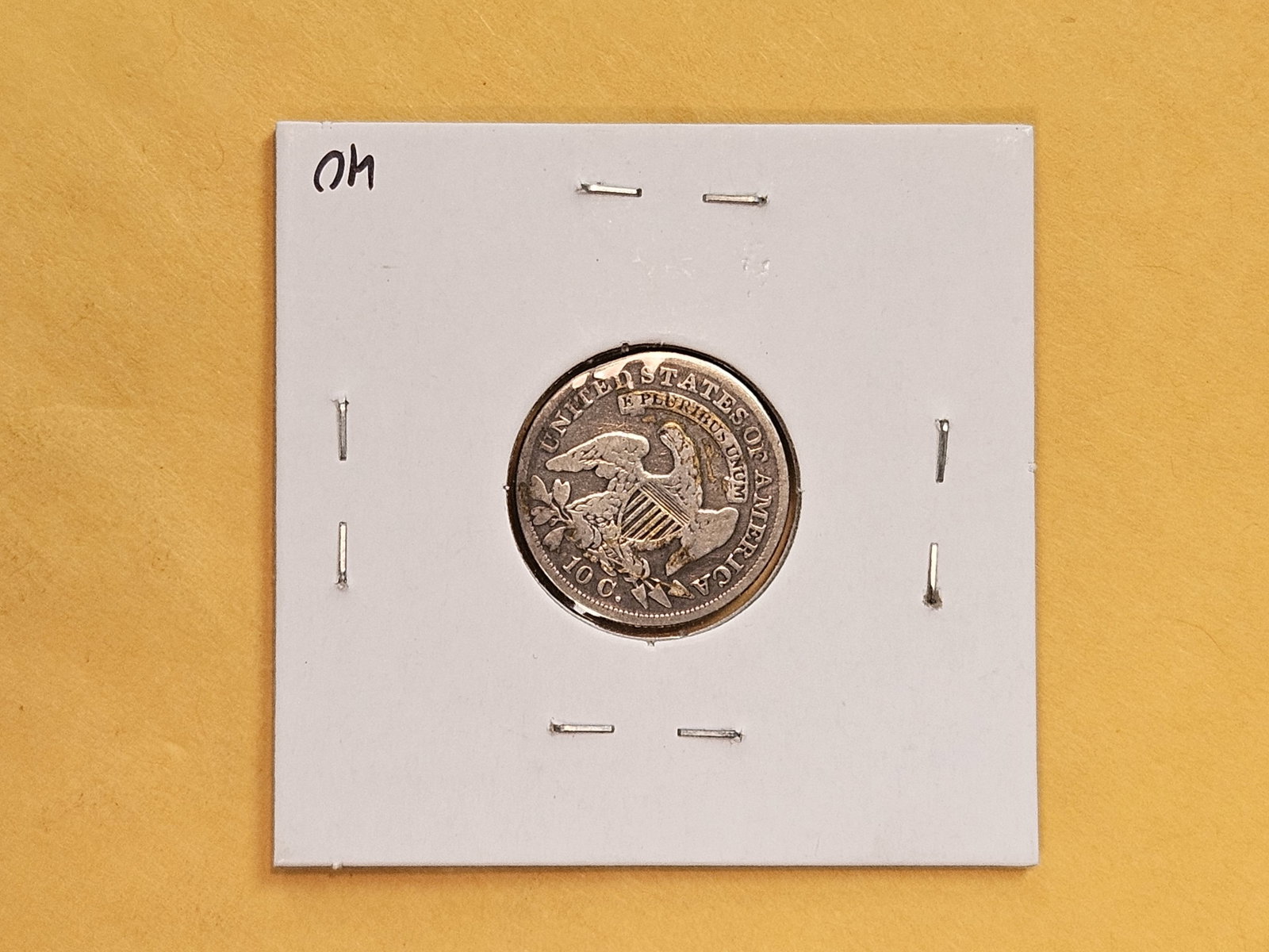1837 Capped Bust silver Dime in Very Good - 3