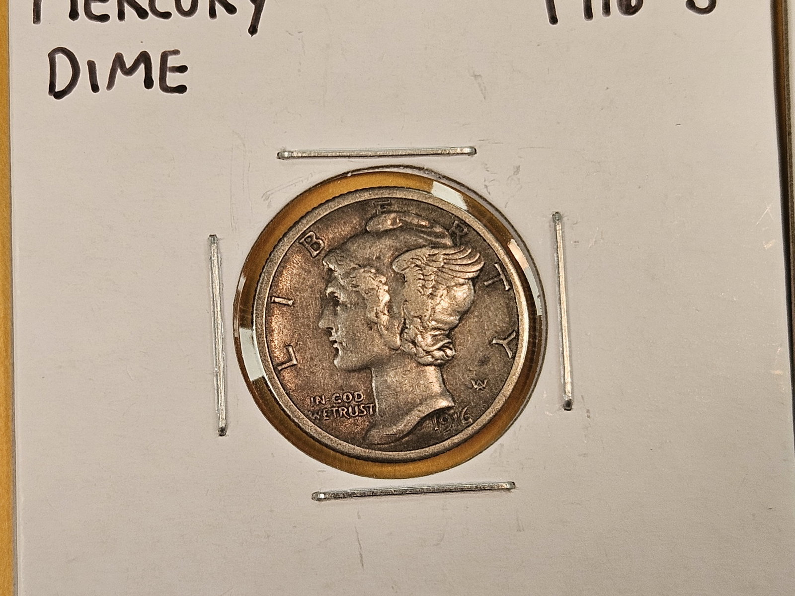 Five mixed Silver Dimes - 2