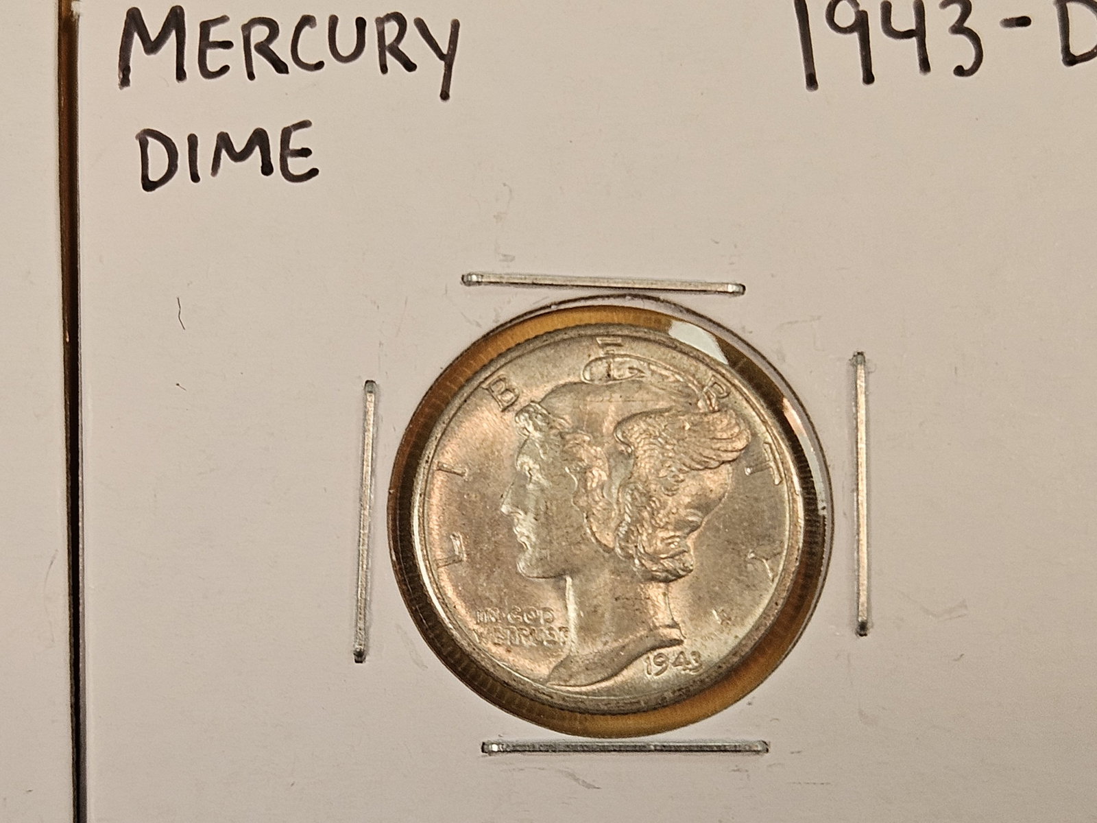 Five mixed Silver Dimes - 3