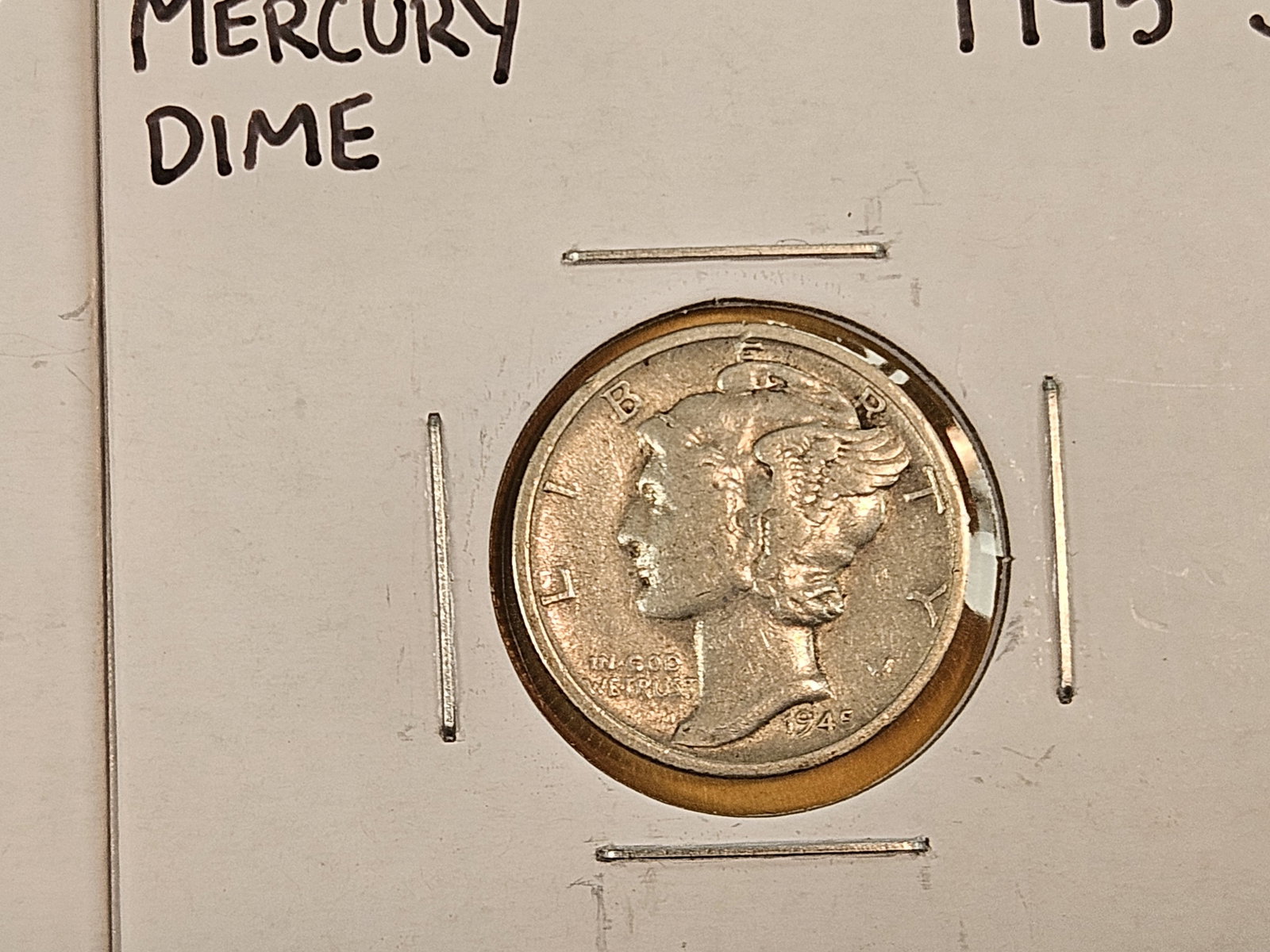 Five mixed Silver Dimes - 5