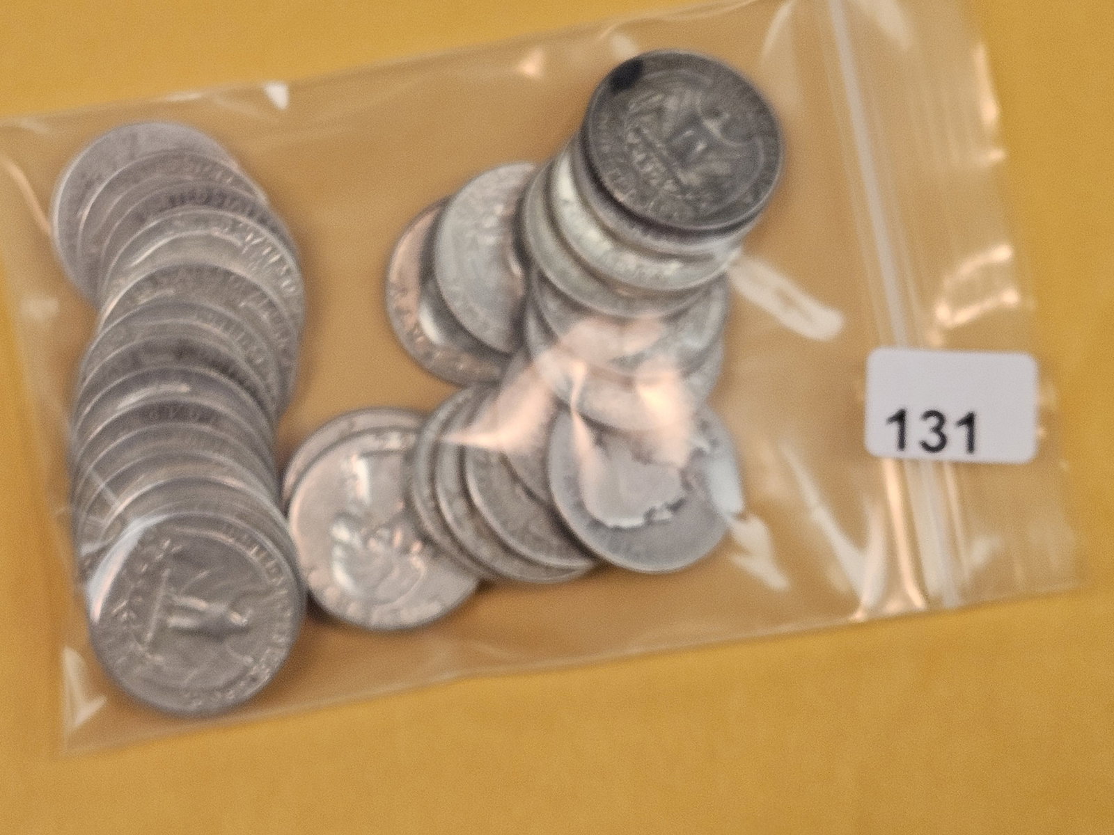Thirty mixed silver Quarters: Circulated
