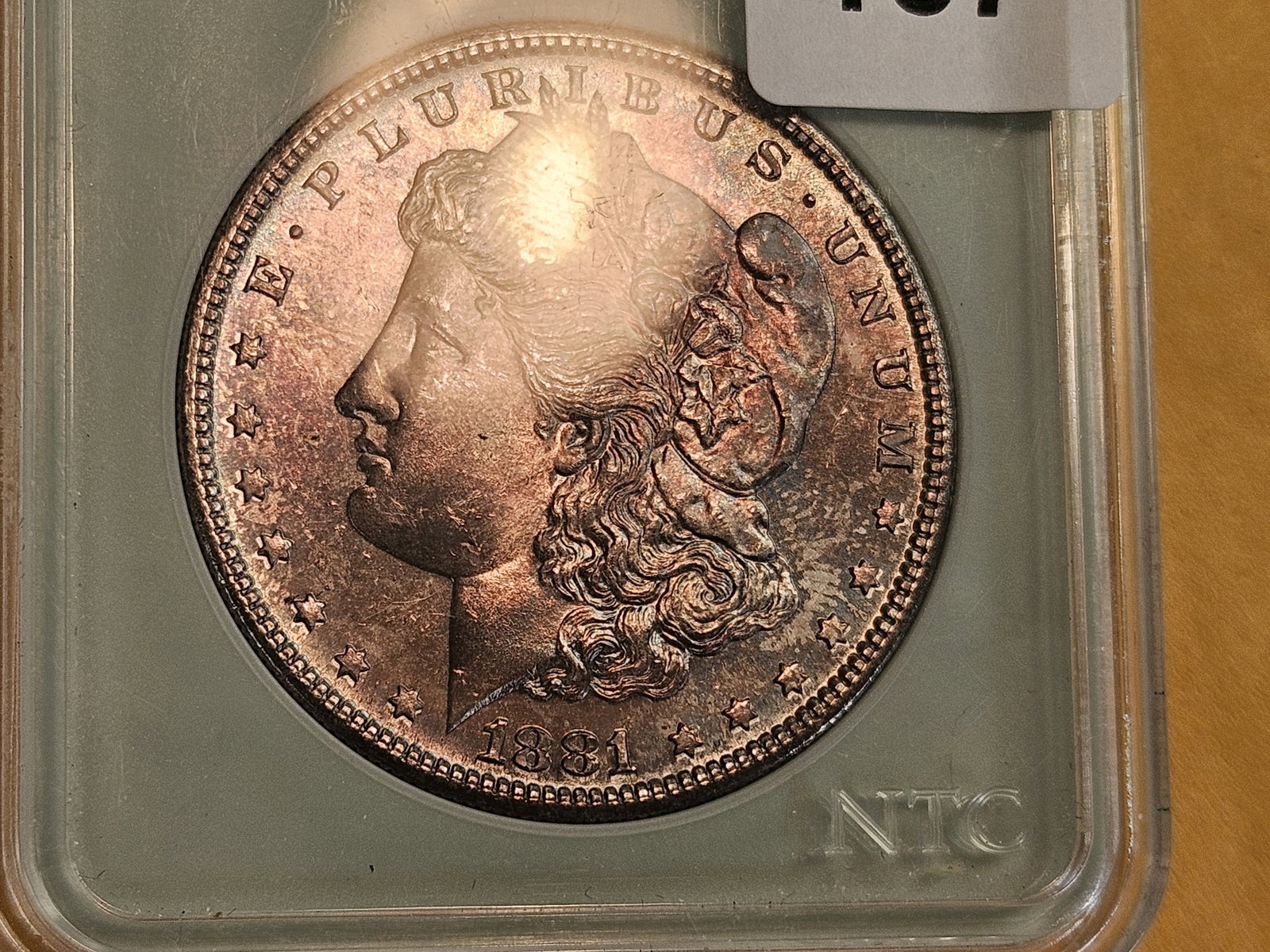 Very Choice Brilliant Uncirculated 1881-S Morgan Dollar - 5