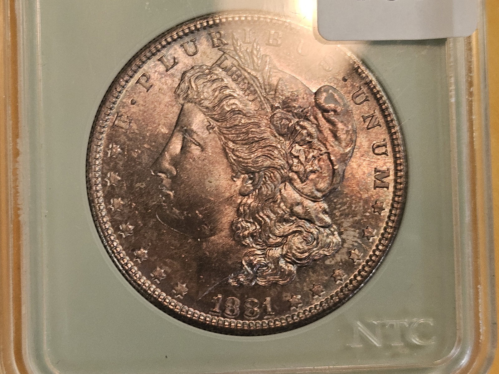 Very Choice Brilliant Uncirculated 1881-S Morgan Dollar - 6