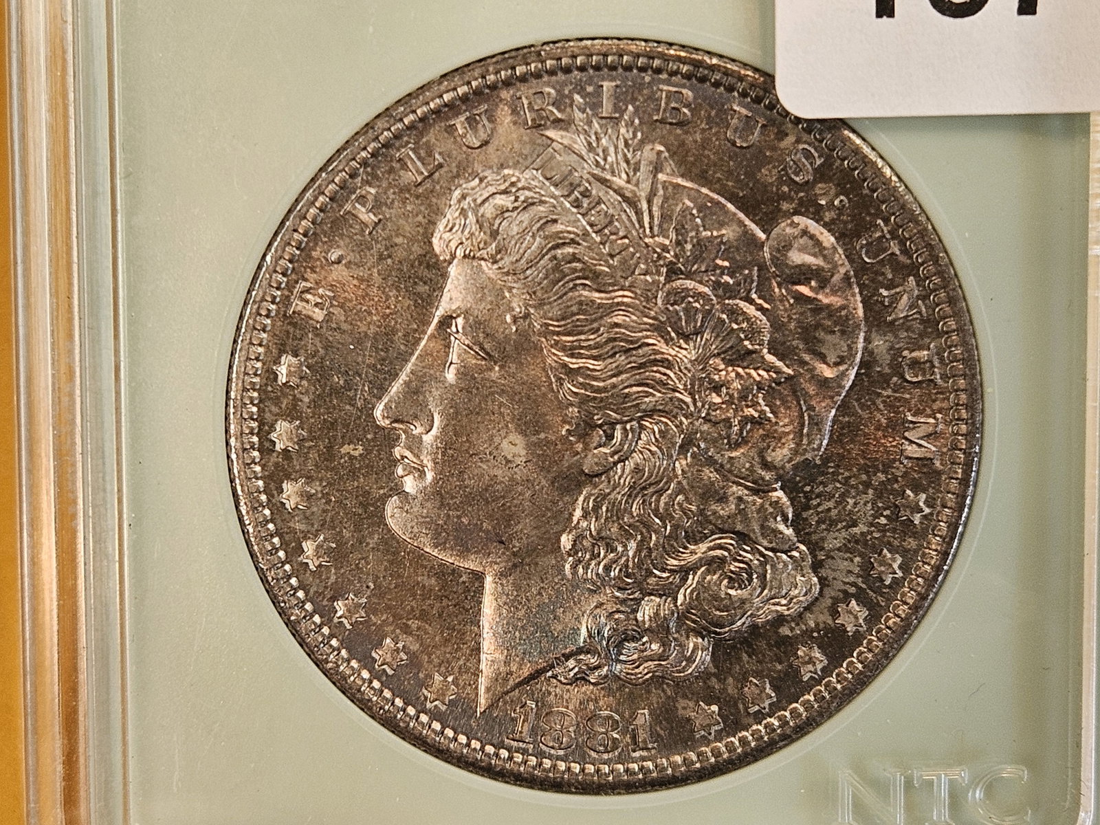 Very Choice Brilliant Uncirculated 1881-S Morgan Dollar - 7