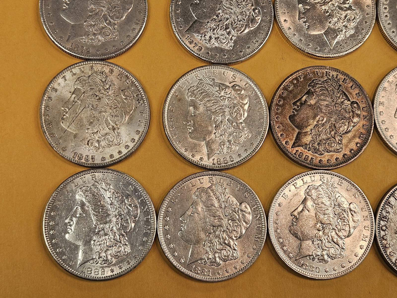 ** FULL ROLL ** Twenty Morgan Silver Dollars - 5