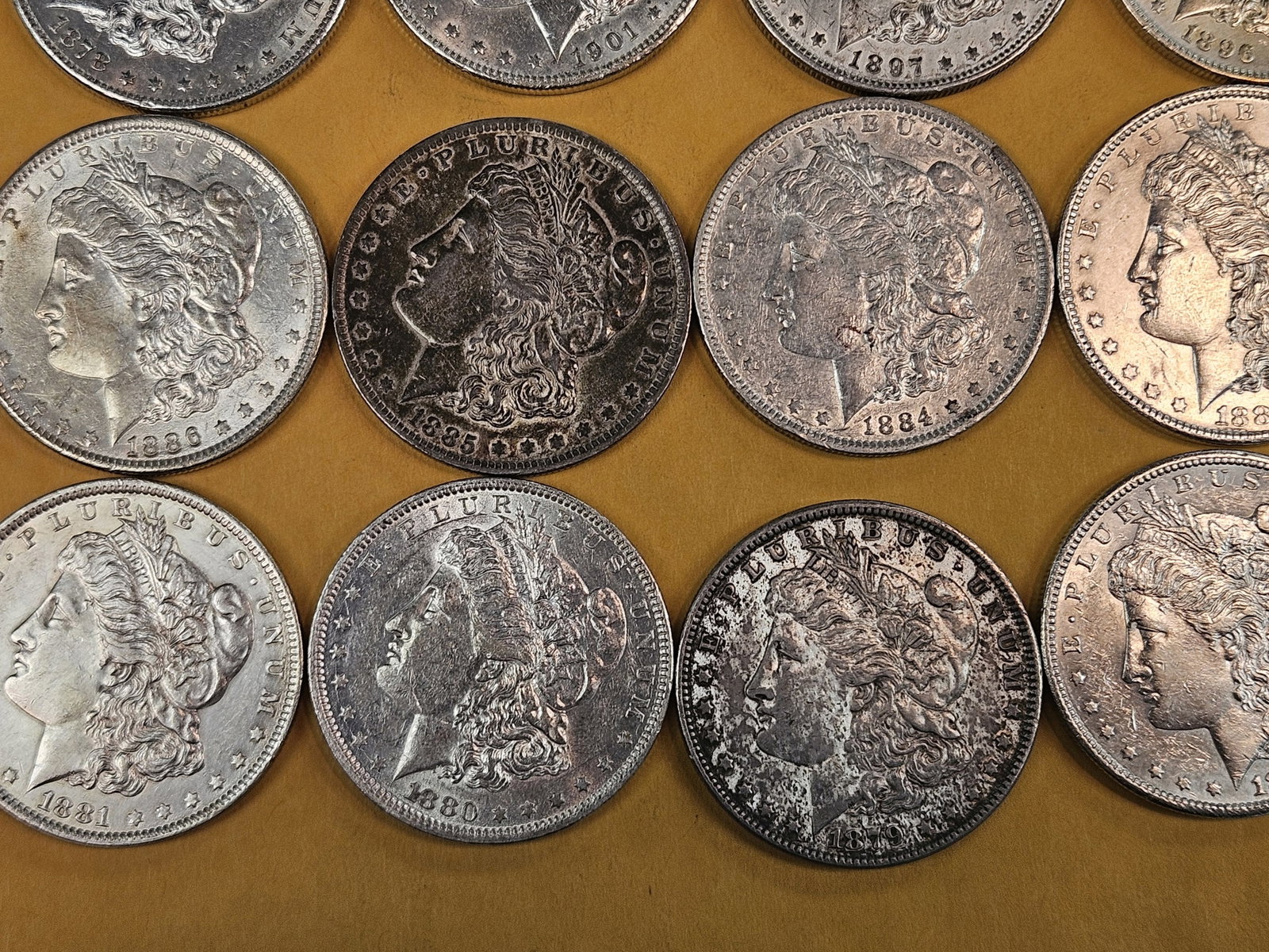 ** FULL ROLL ** Twenty Morgan Silver Dollars - 6