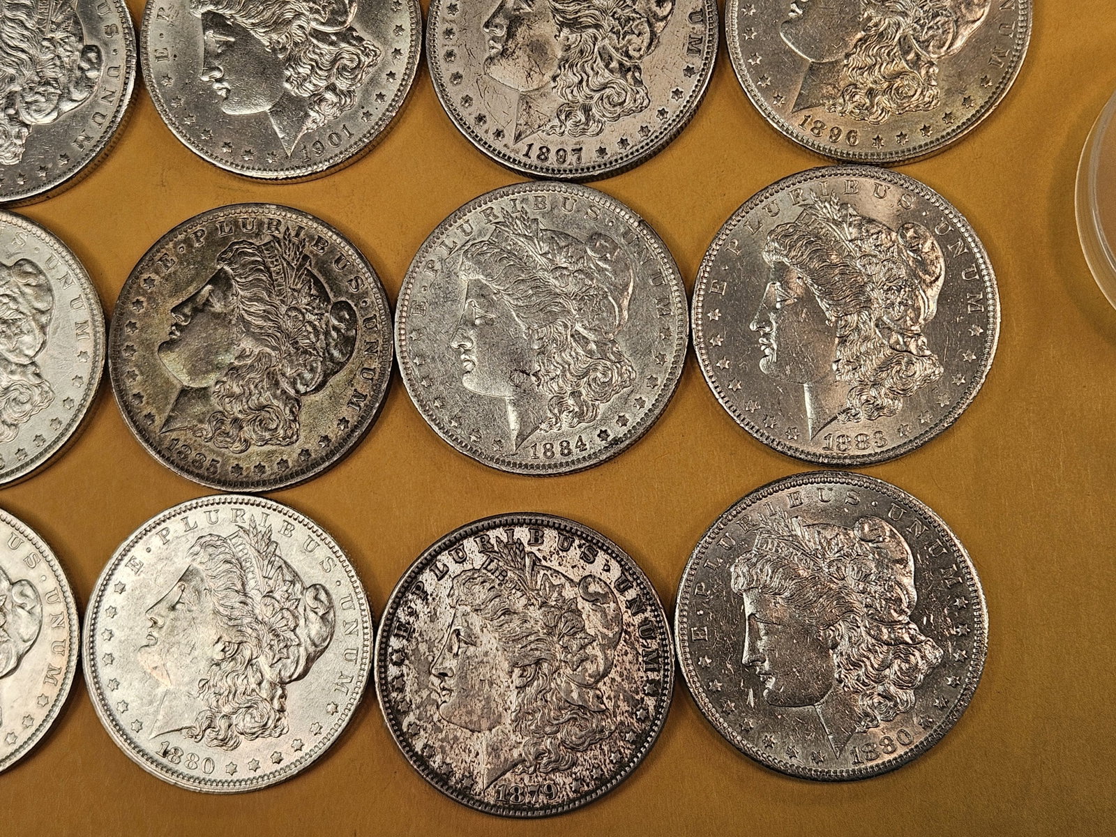 ** FULL ROLL ** Twenty Morgan Silver Dollars - 7