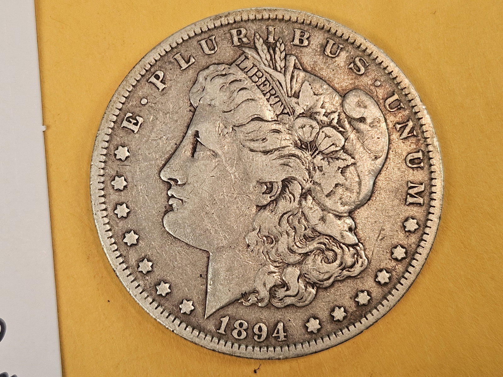 ** KEY DATE ** 1894 Morgan Dollar in Very Fine: KEY!! Tough Date! PCGS shows it starting at $1,050 in VF-20