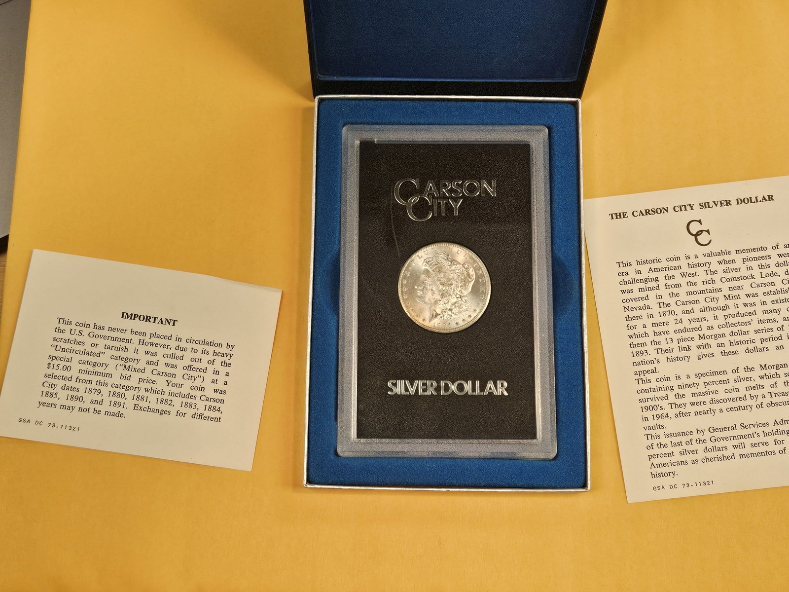 ** KEY DATE ** GSA 1884-CC Morgan Dollar in Choice Brilliant Uncirculated - 3