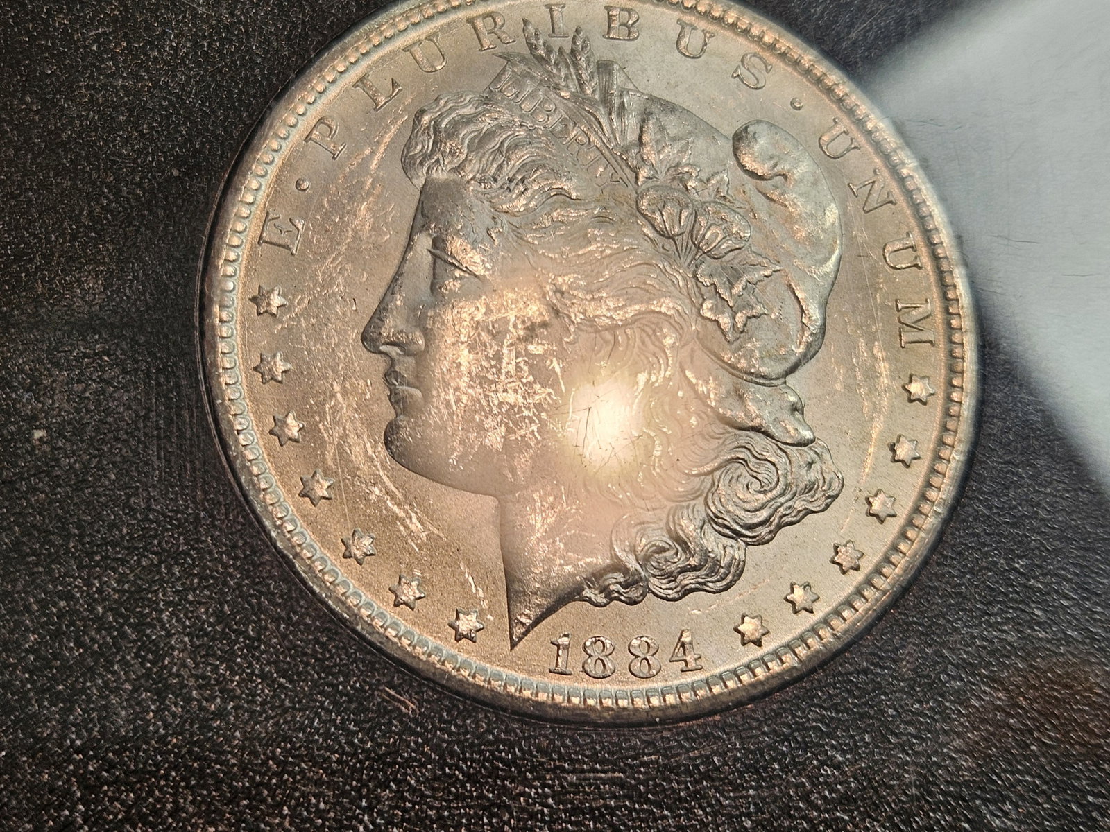 ** KEY DATE ** GSA 1884-CC Morgan Dollar in Brilliant Uncirculated Plus - 3