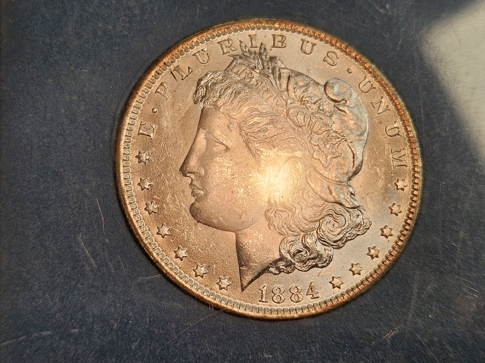 Choice Brilliant Uncirculated plus 1884-O Morgan Dollar - 3