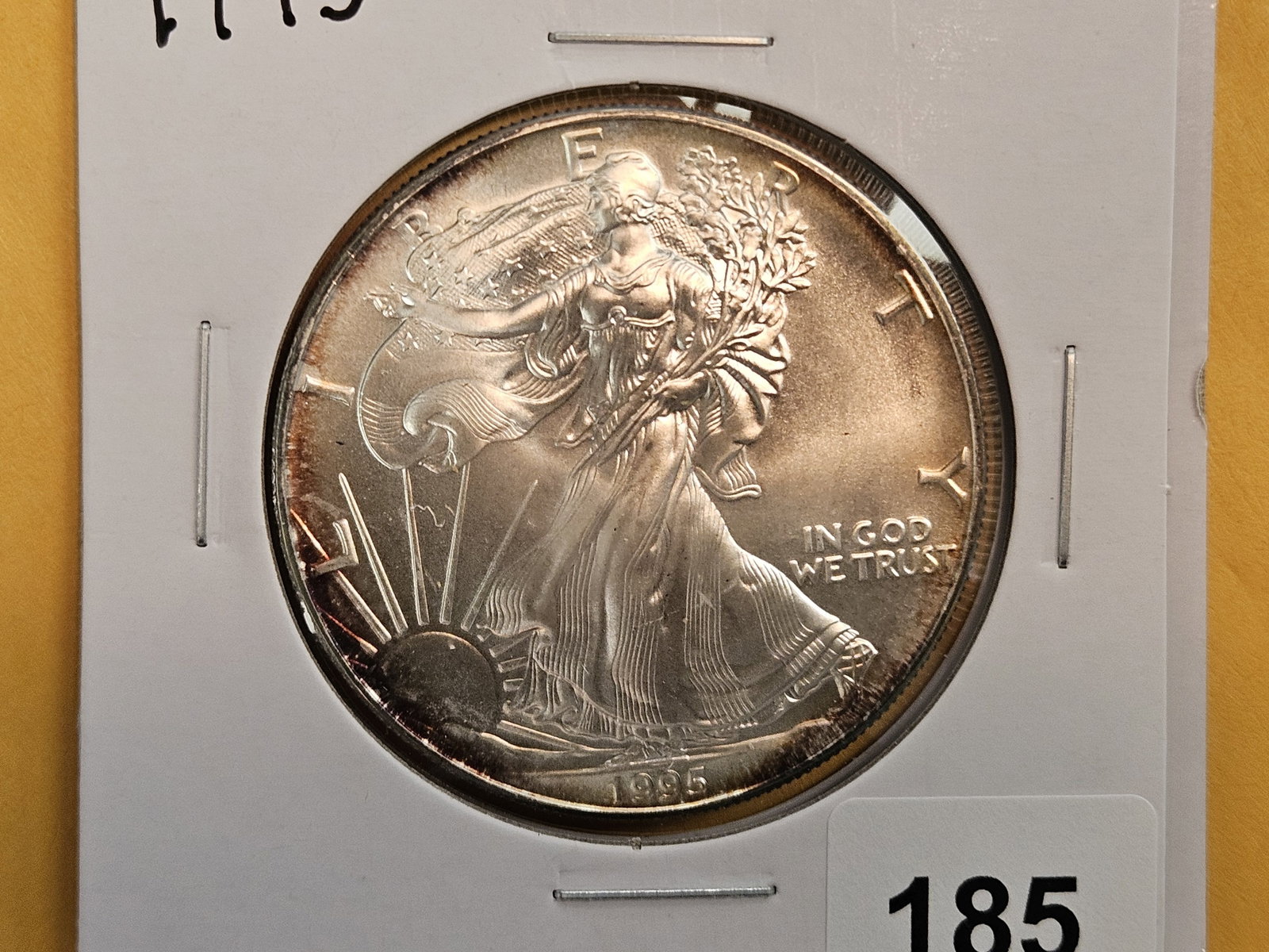 GEM Brilliant Uncirculated 1995 American silver Eagle (1 of 3)
