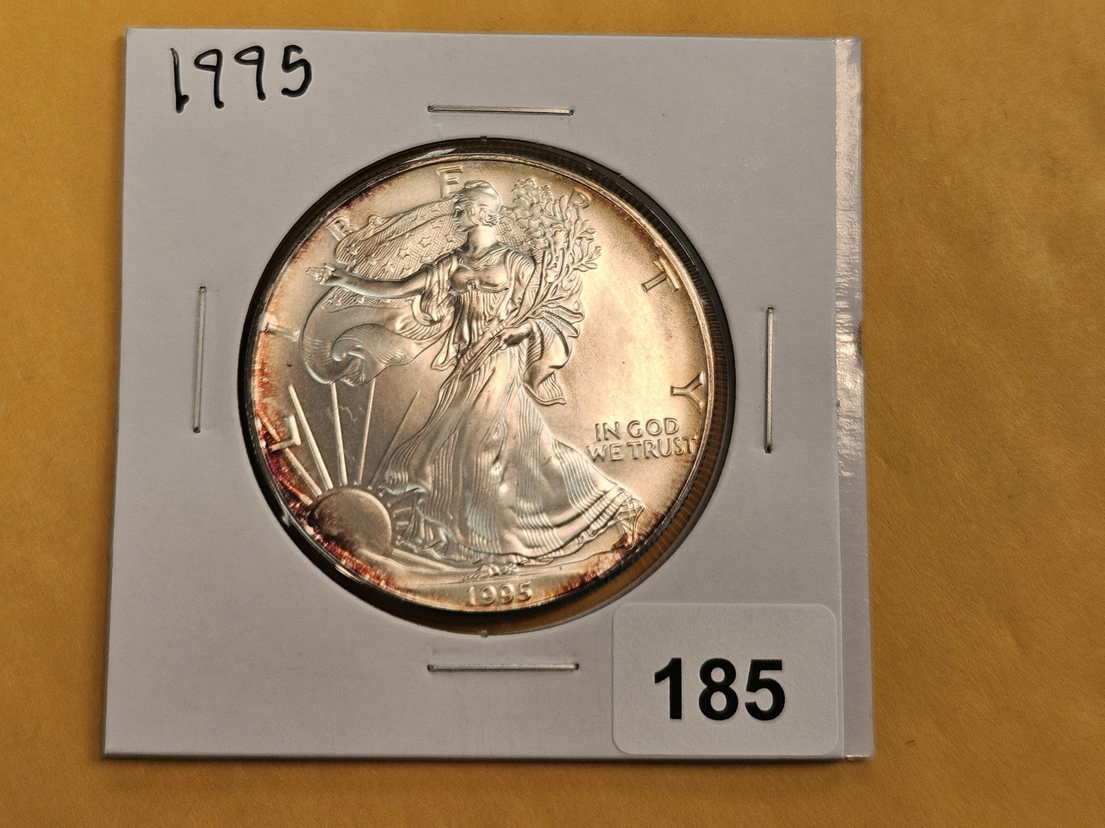 GEM Brilliant Uncirculated 1995 American silver Eagle - 2
