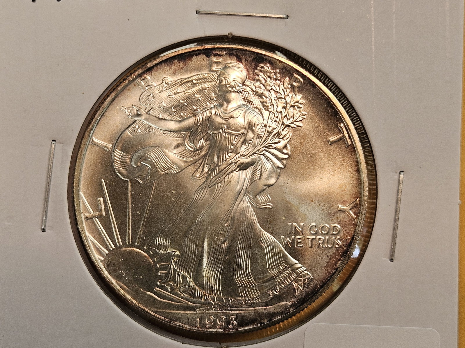 Semi-Key GEM Brilliant Uncirculated 1994 American silver Eagle (1 of 3)