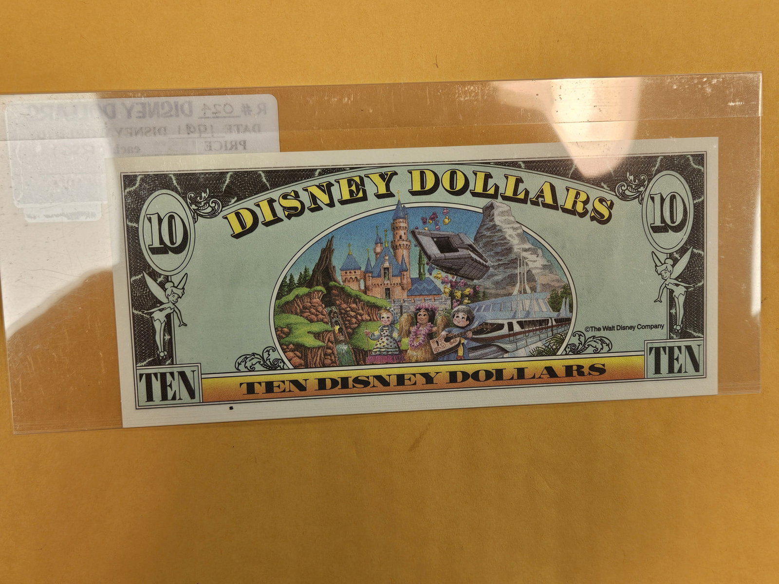 DISNEY DOLLAR! Crisp Uncirculated Ten Disney Dollars - 2
