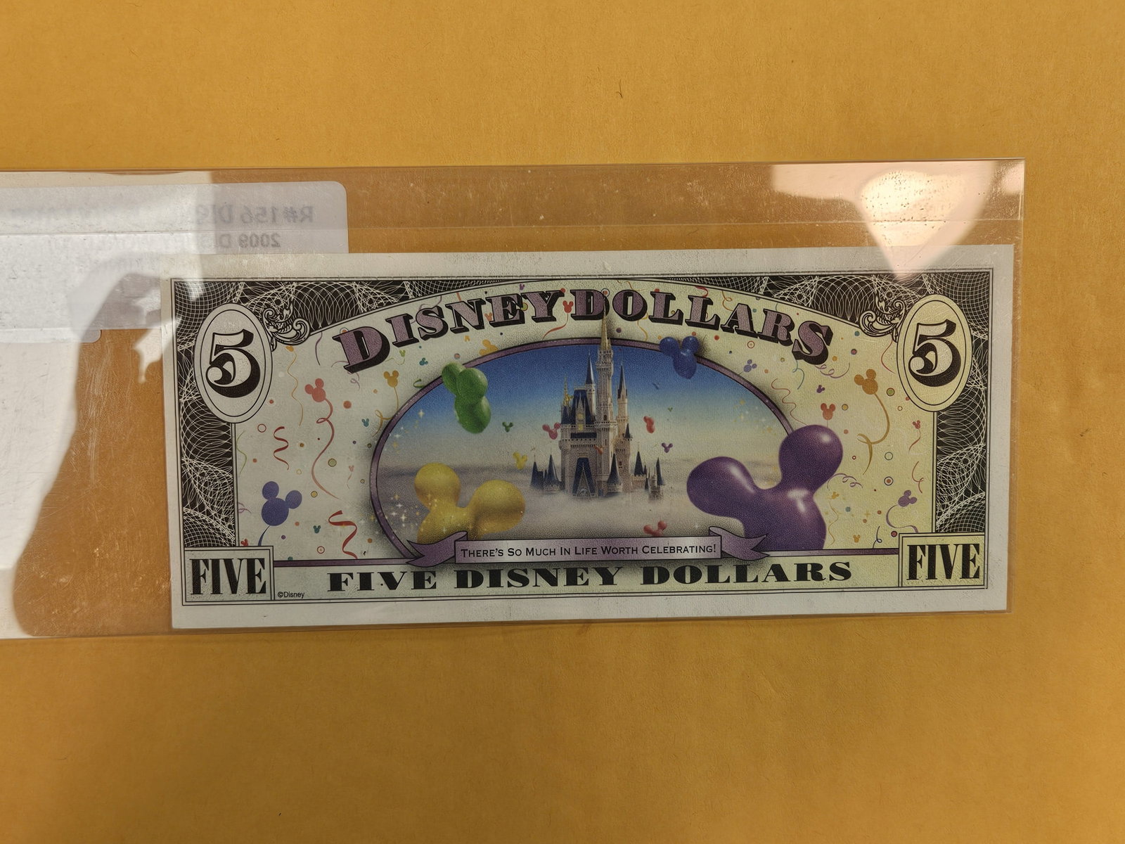DISNEY DOLLAR! Crisp Uncirculated Five Disney Dollars - 2