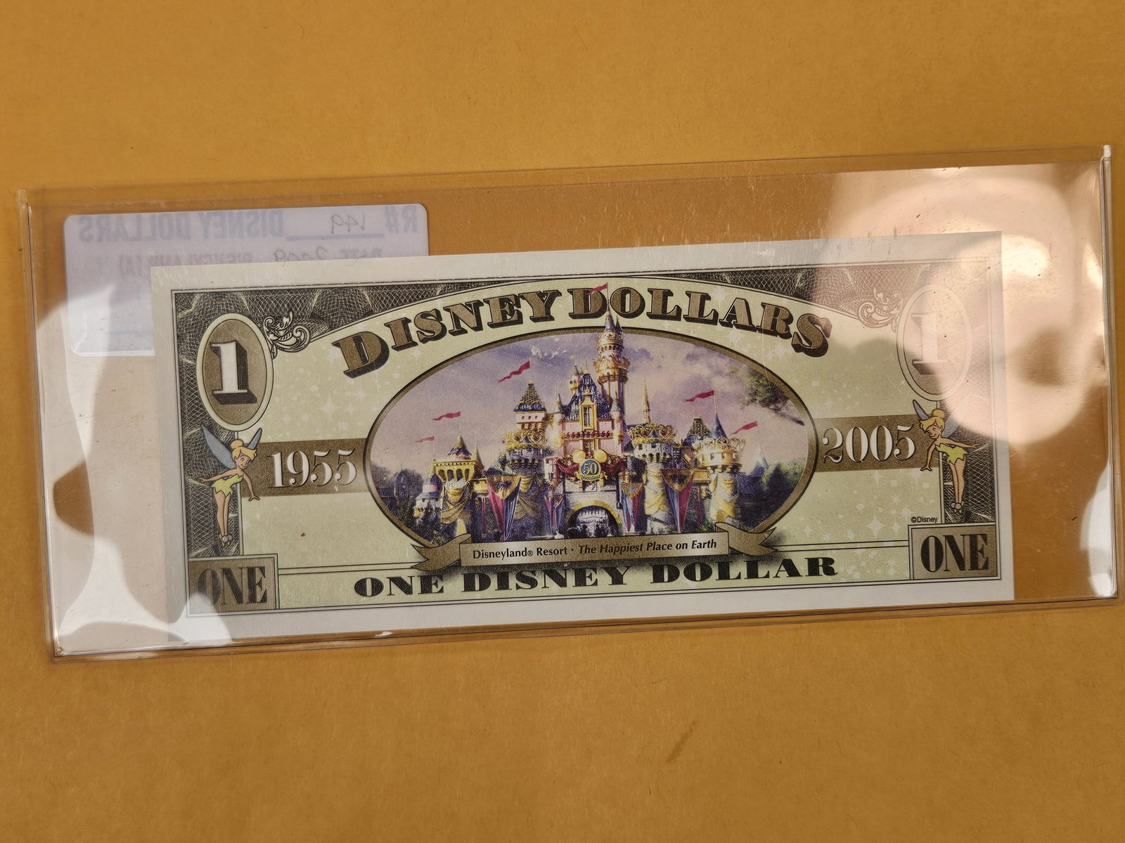 DISNEY DOLLAR! Crisp Uncirculated One Disney Dollar - 2