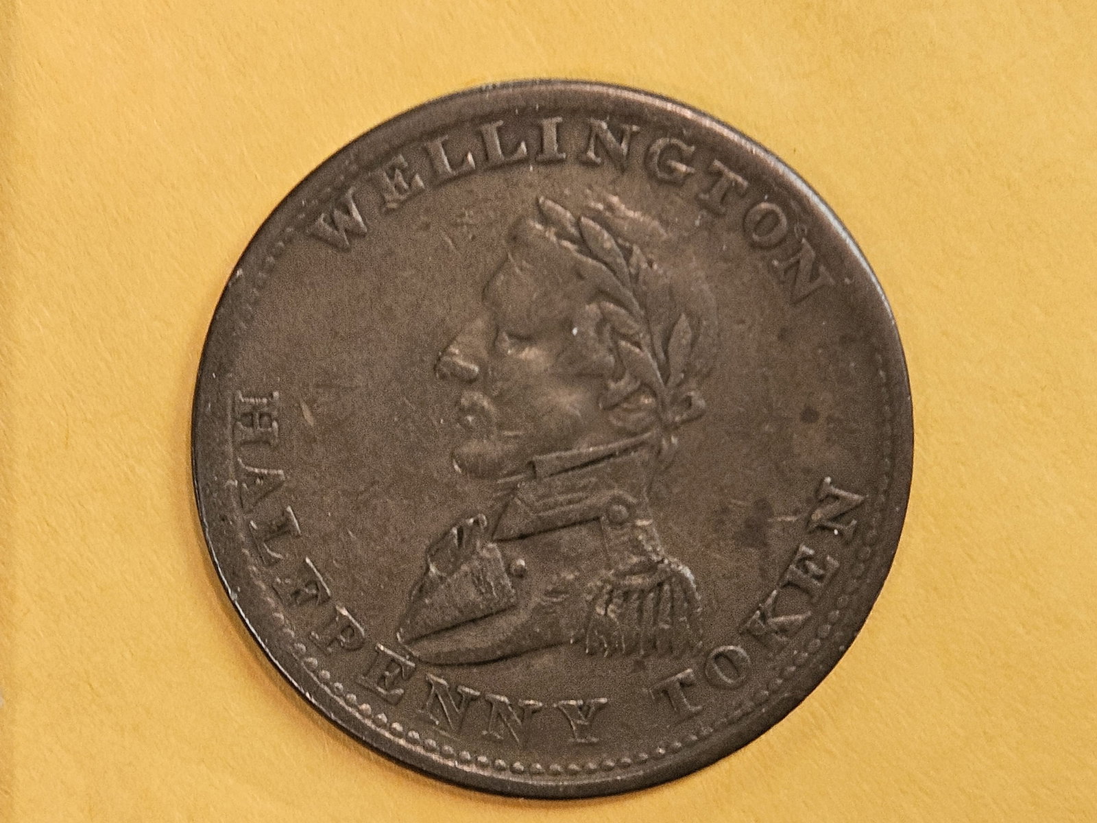 1814 copper Canada Half-Penny token - 3