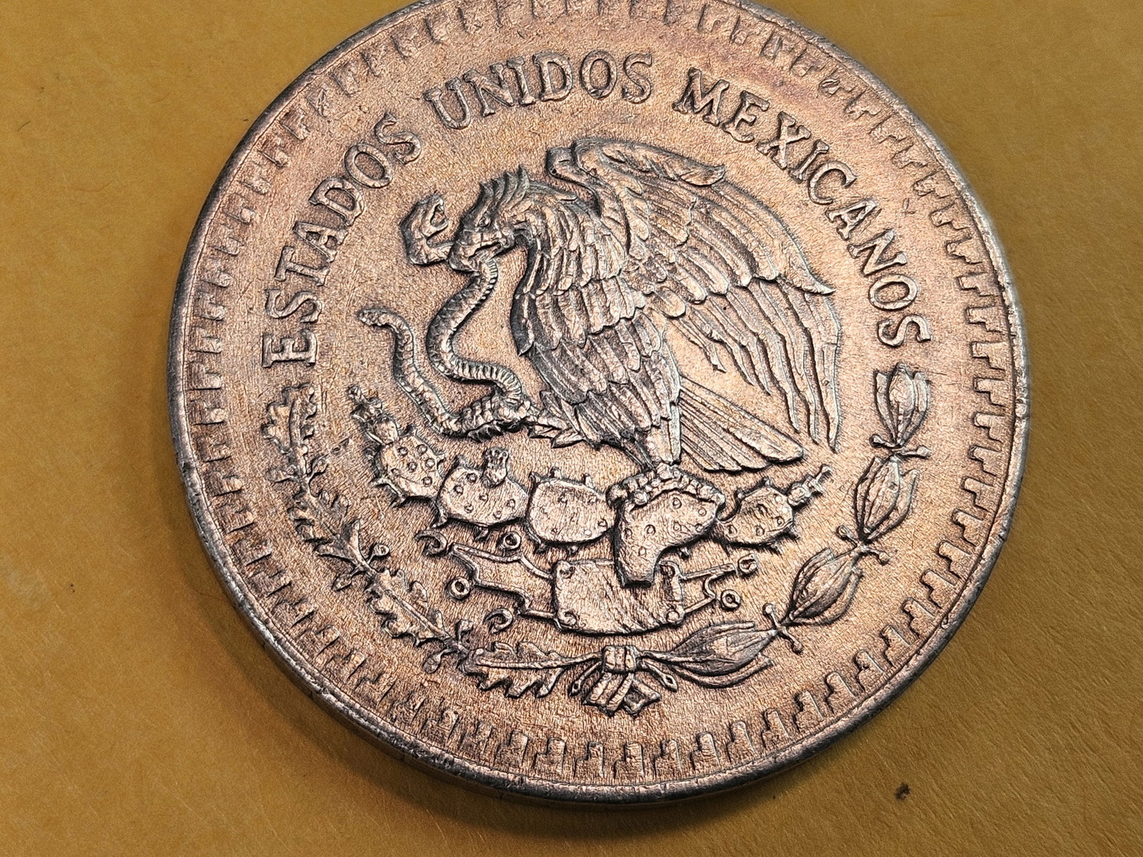 Brilliant Uncirculated 1986 Mexico silver Onza - 4