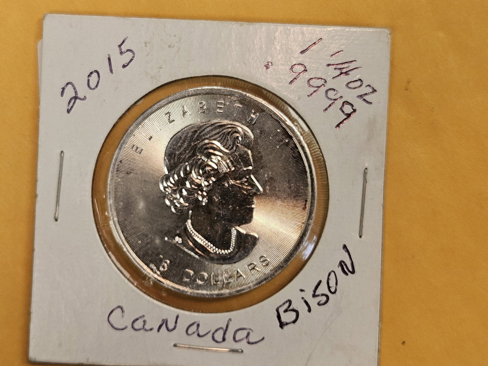 Brilliant 2015 Canada silver 8 dollars - 2