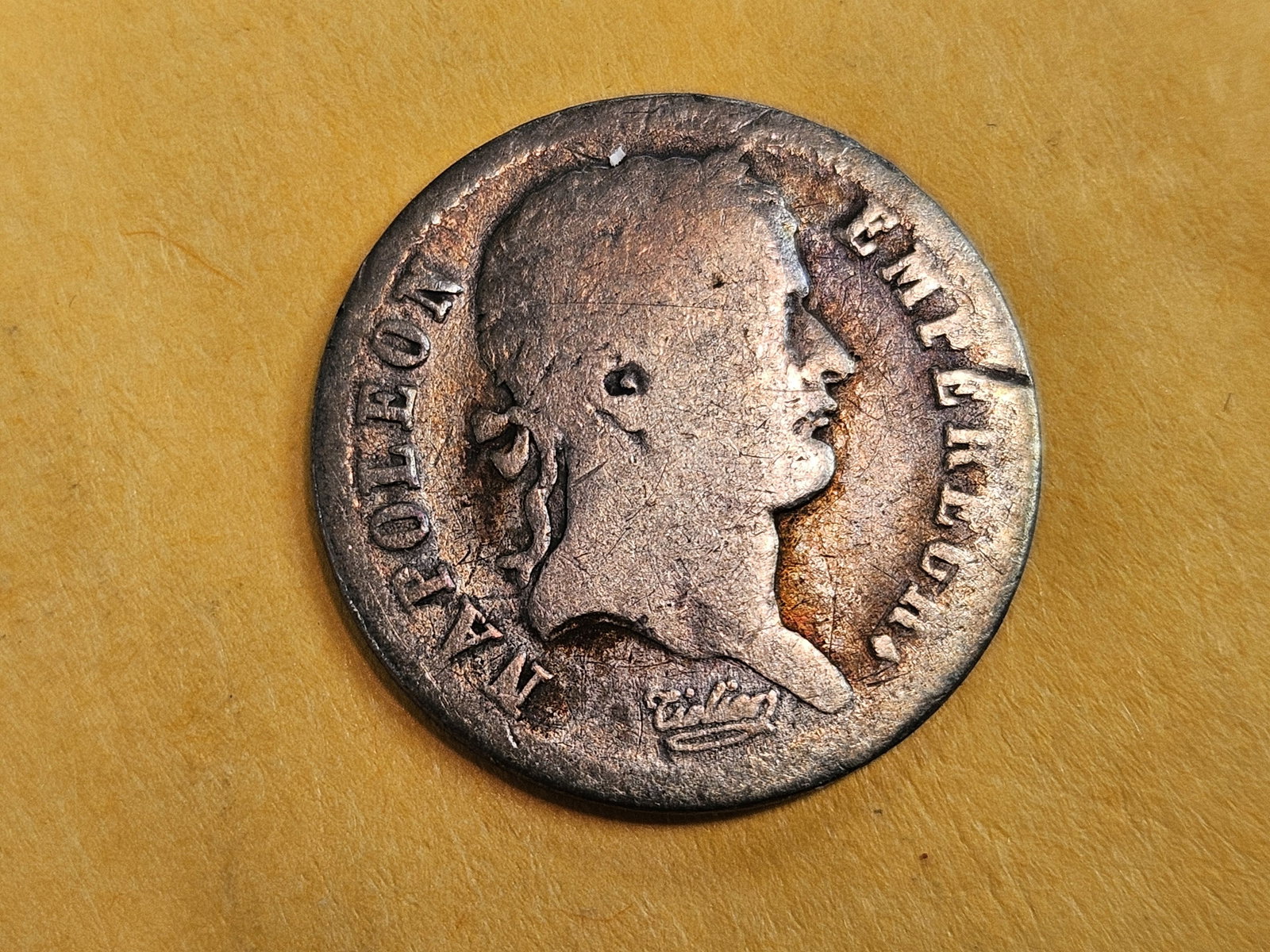 1808 Napoleon silver coin (1 of 3)