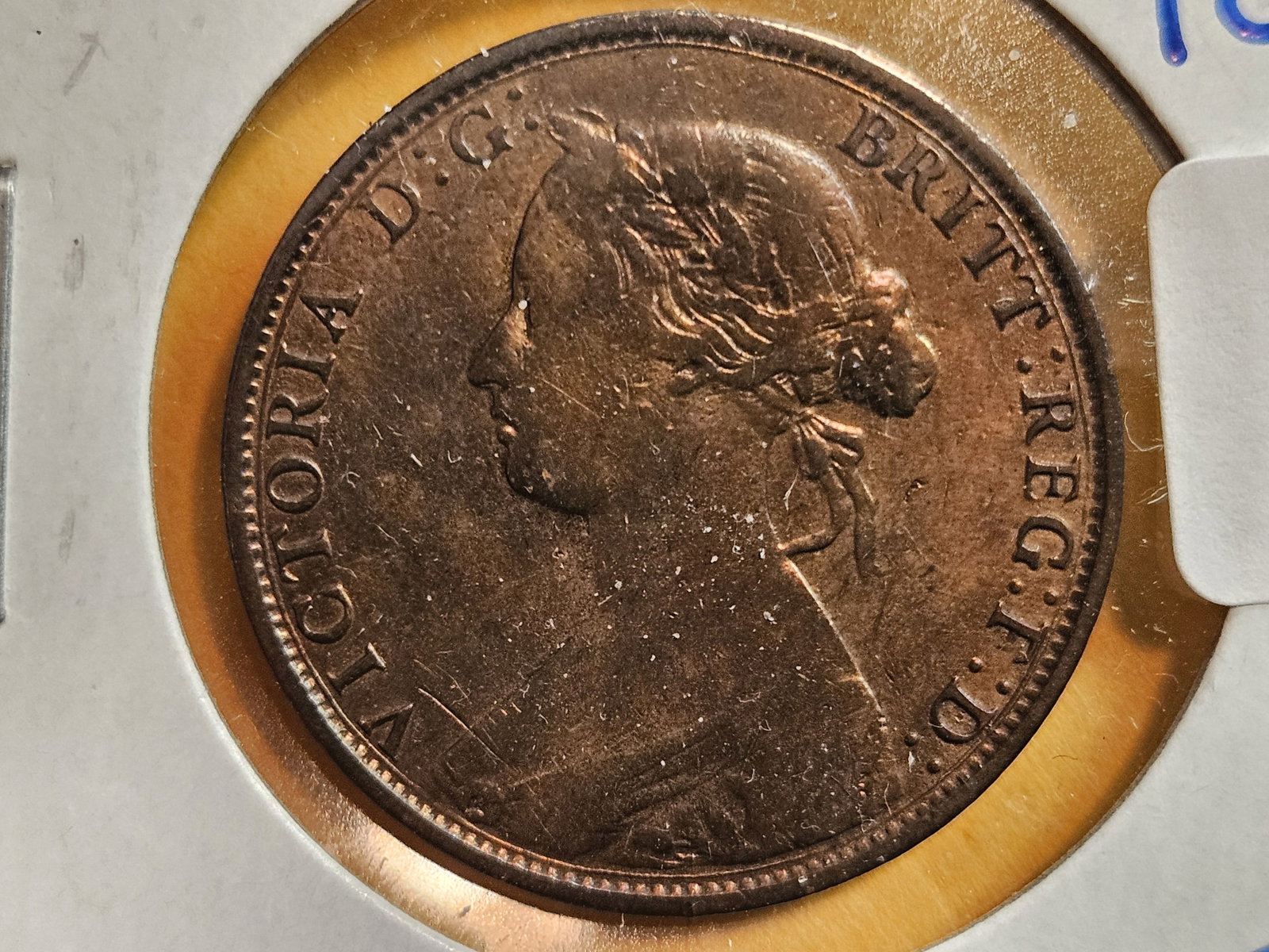 1864 Nova Scotia 1 cent: KM 8.2