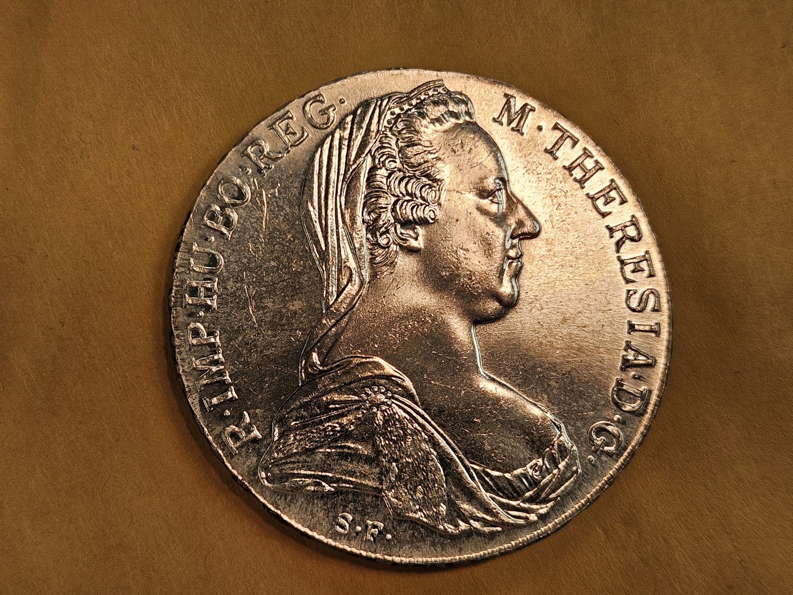 GEM 1780 Maria Theresa silver Thaler: restrike