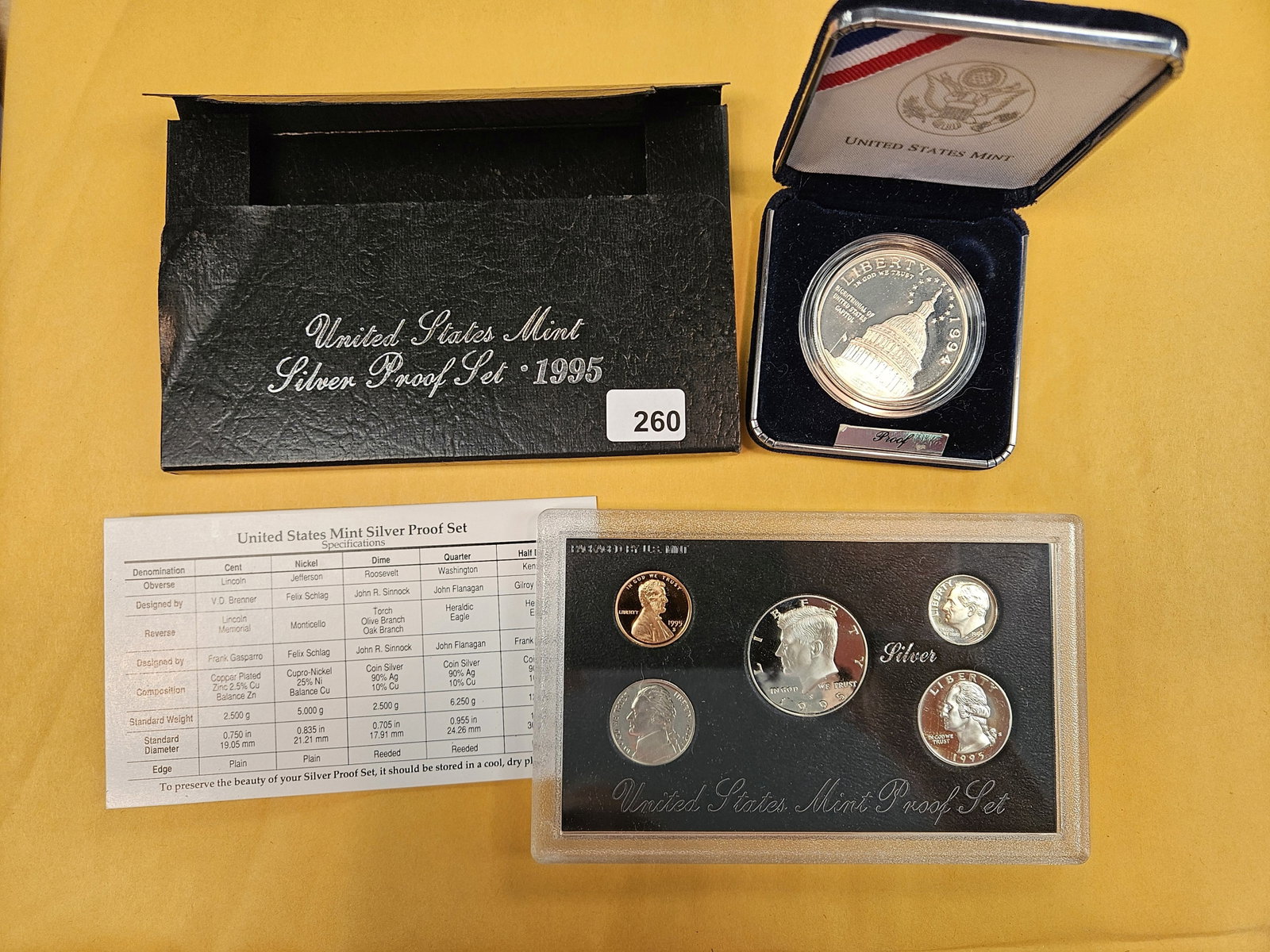 Two Silver Proof US Sets (1 of 2)