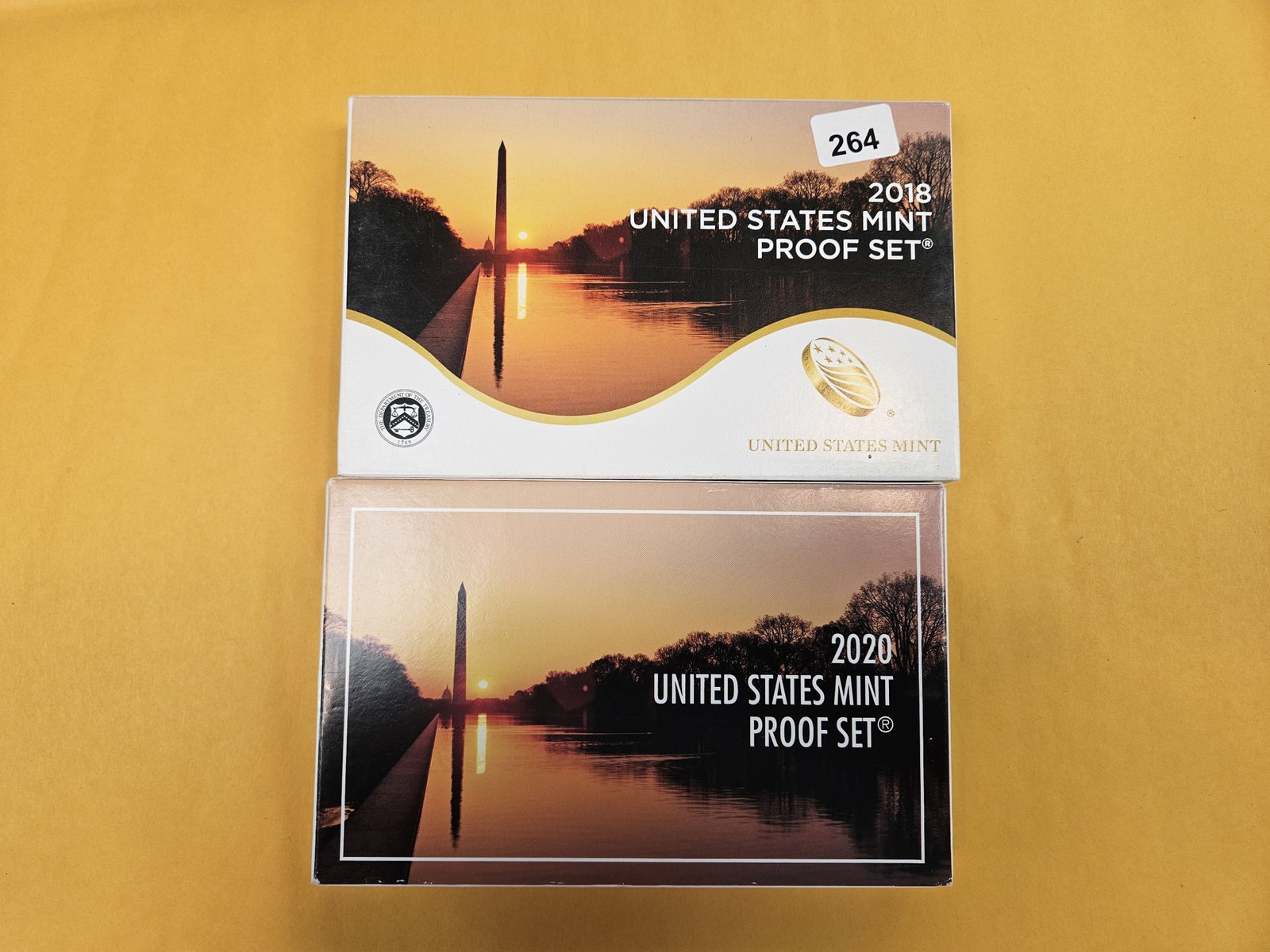 2018 and 2020 US Proof Sets: Both in OGP with COAs