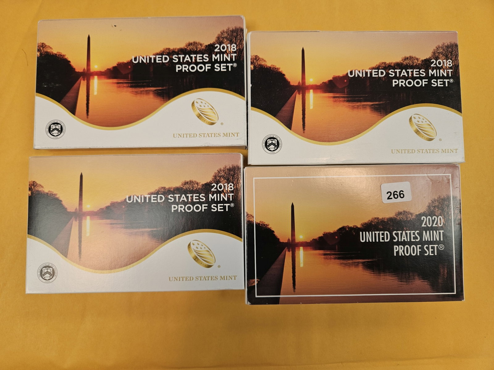 Four US Proof Sets in OGP: 2018 and 2020