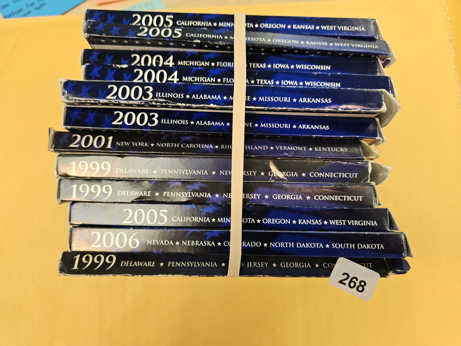 Twelve mixed US Quarters Proof Sets: All in OGP with COAs