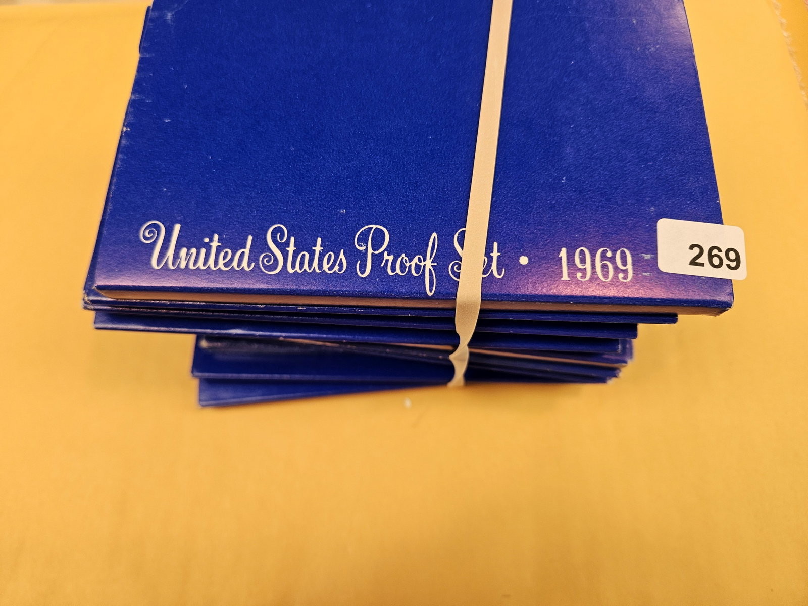 Ten SILVER US Proof Sets in OGP: All 1969