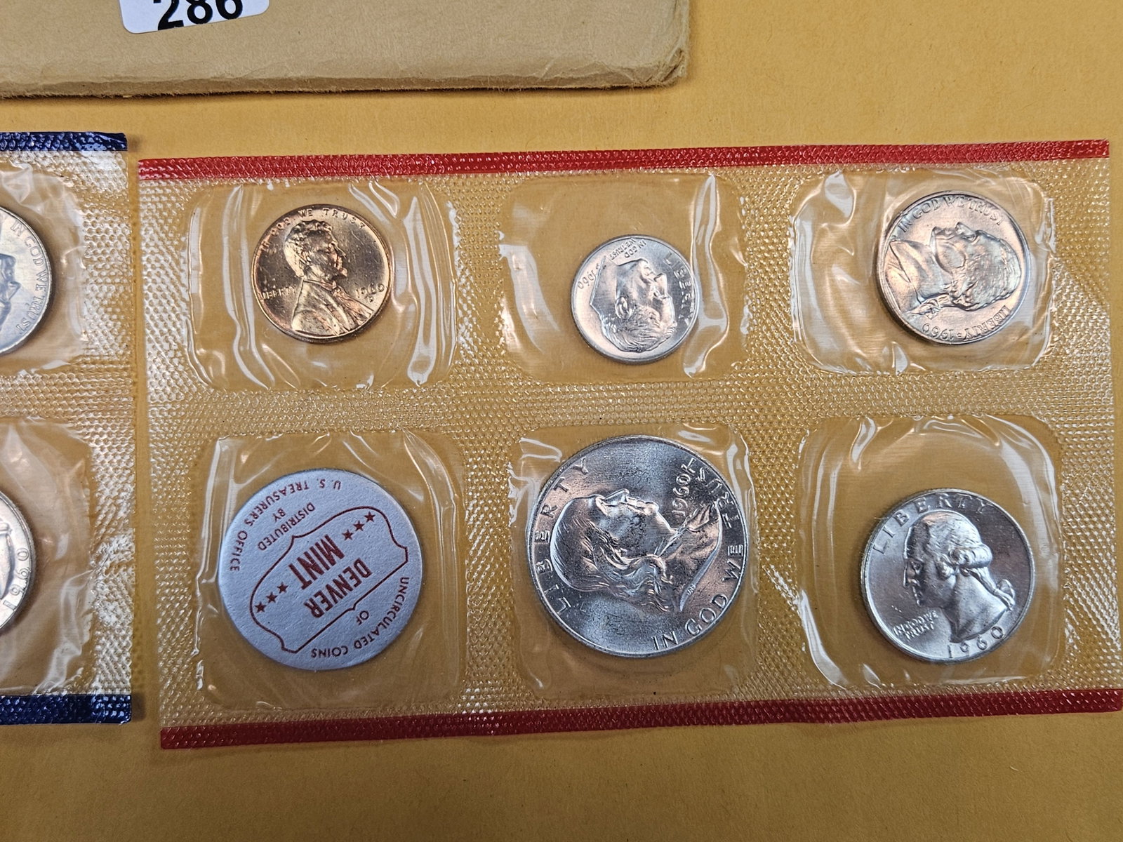 VARIETY! 1960 P & D US Silver Mint Set - 3