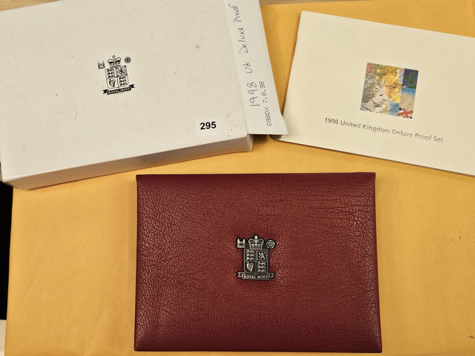 1998 GEM United Kingdom DELUXE Proof Set: In OGP with COA