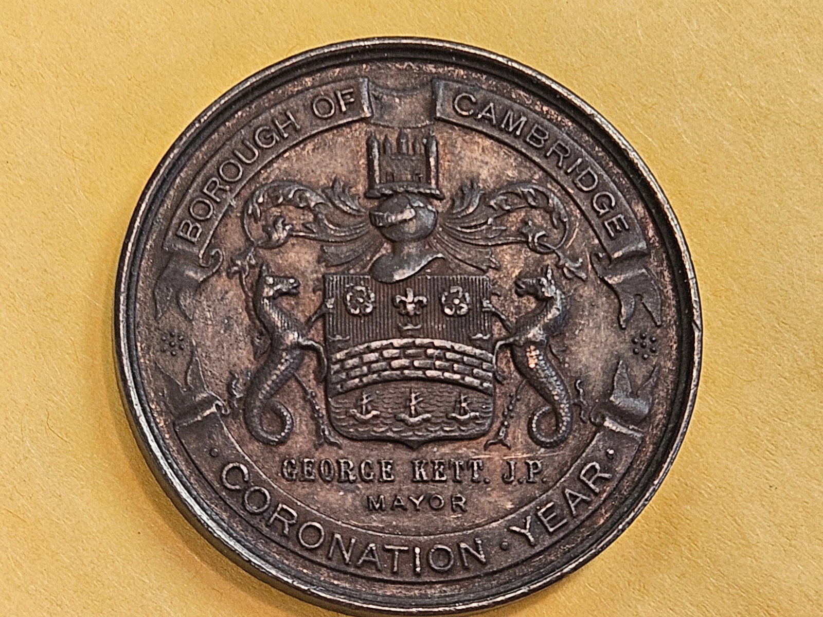 * Scarce 1902 Edward VII Coronation Medal - 8