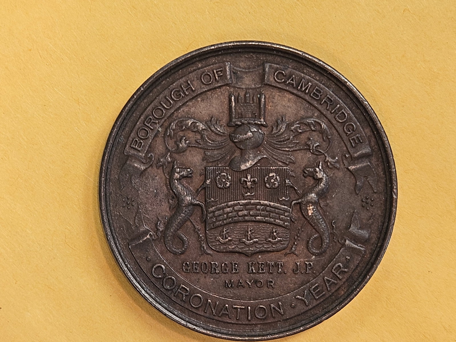 * Scarce 1902 Edward VII Coronation Medal - 9