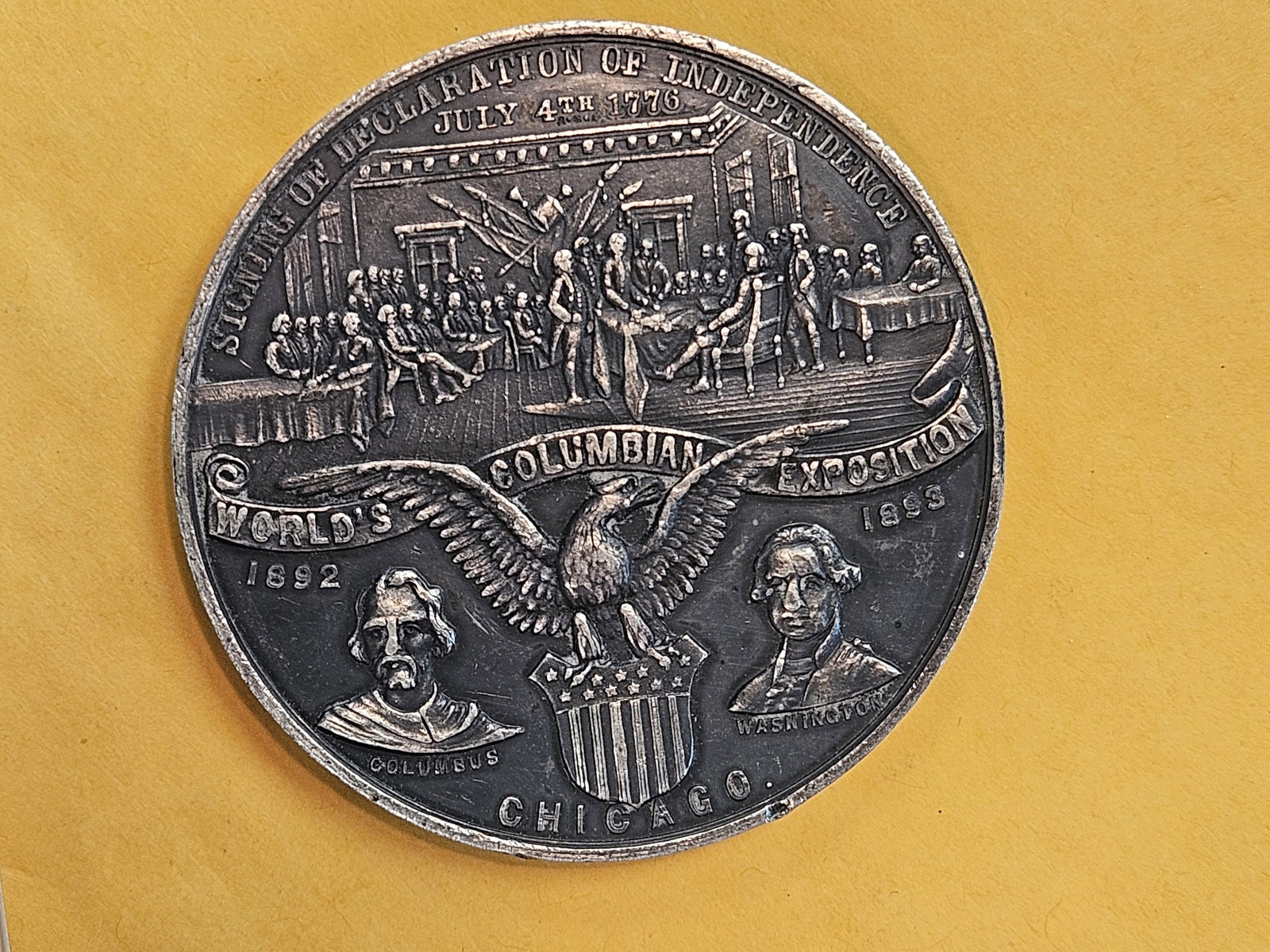 * Larger 1893 Columbian Exposition Medal - 5