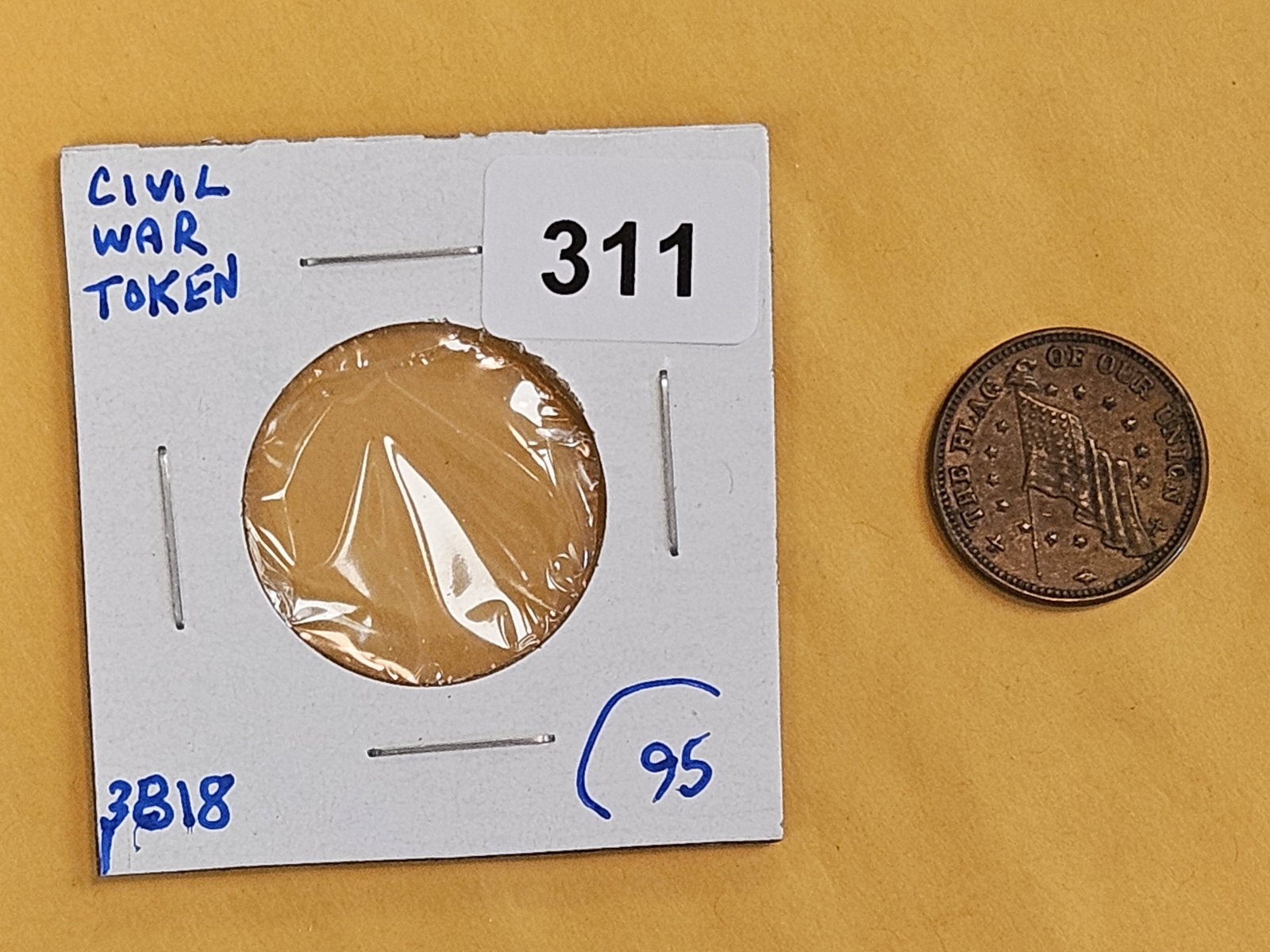 About Uncirculated Civil War Token - 2