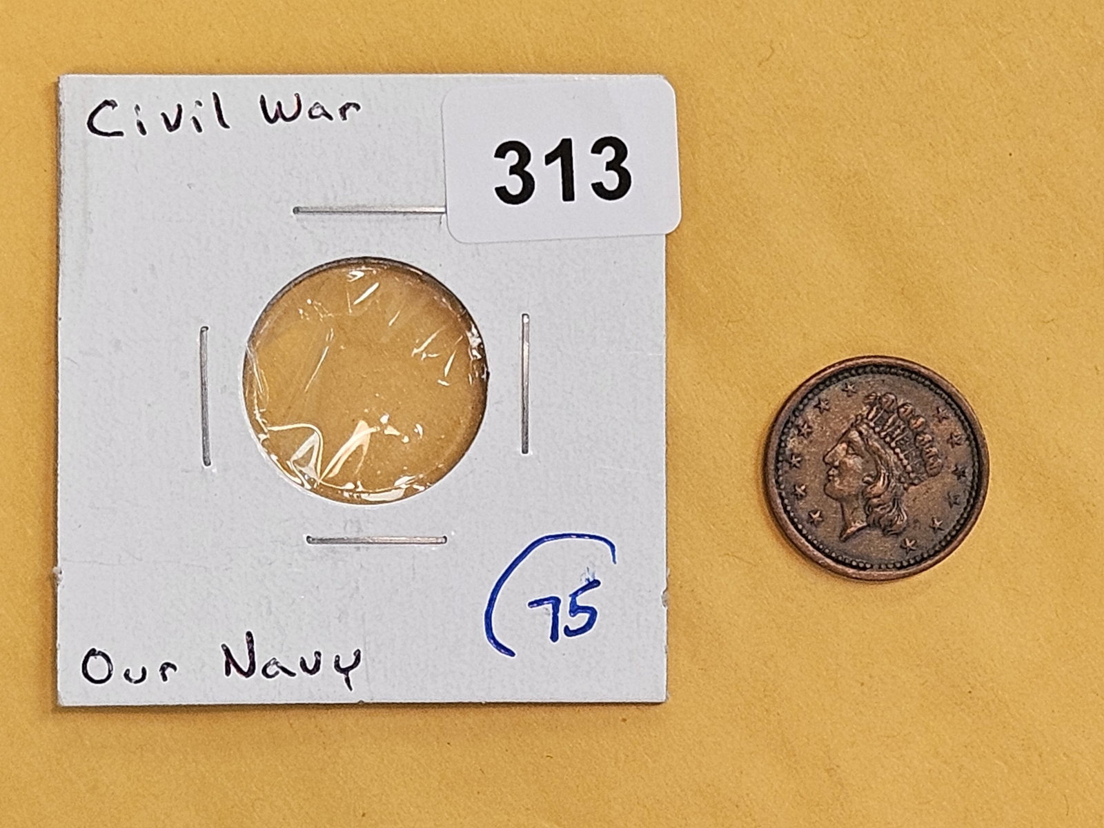 Choice About Uncirculated-UNC Civil War Token - 2