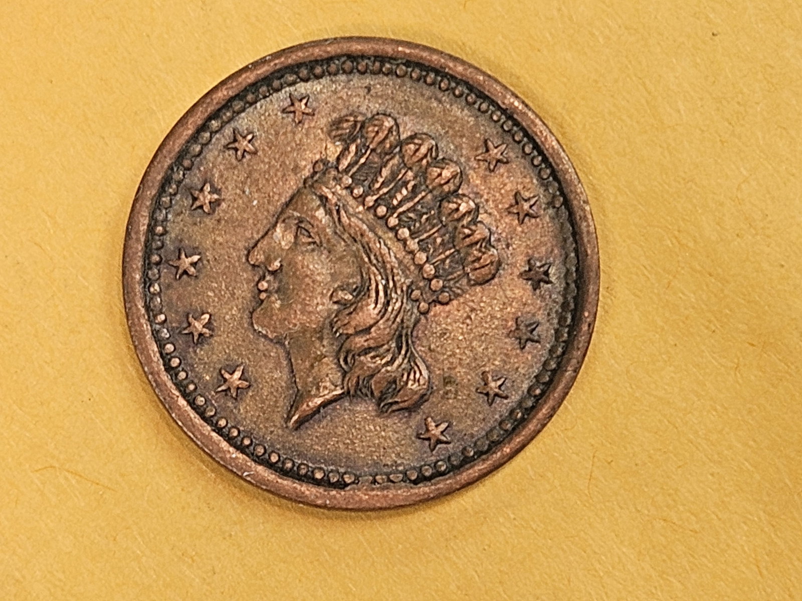 Choice About Uncirculated-UNC Civil War Token - 3