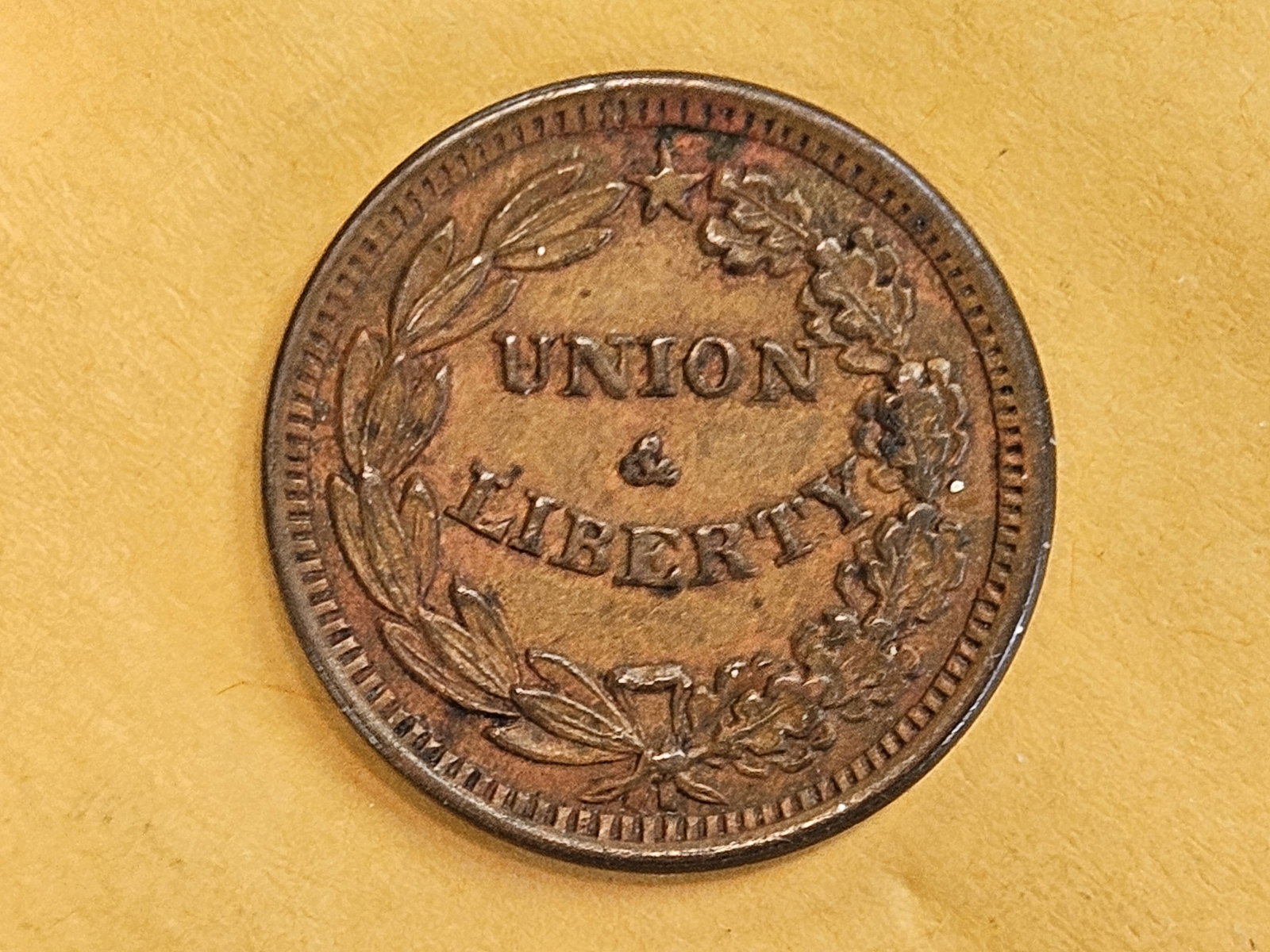 Uncirculated Civil War Token Merchant's Store Card - 5