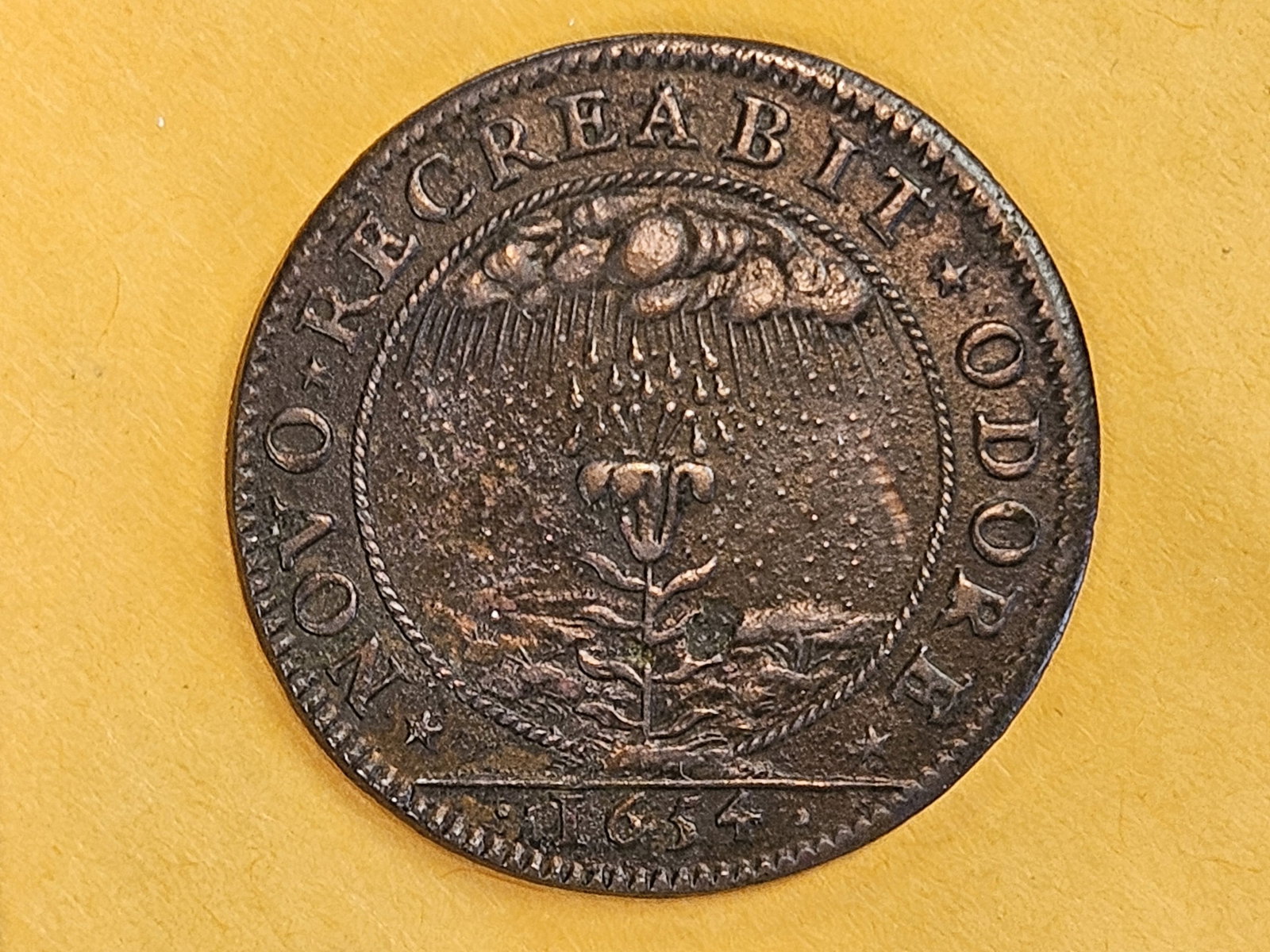 * Scarce AU-UNC 1654 French Token - 3