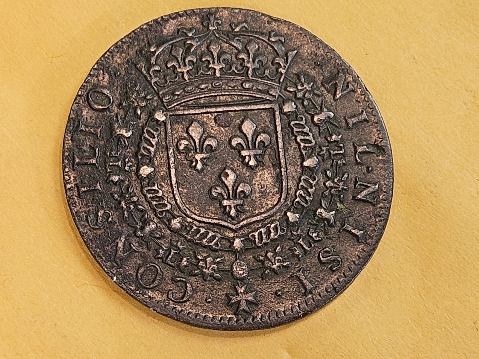 * Scarce AU-UNC 1654 French Token - 4