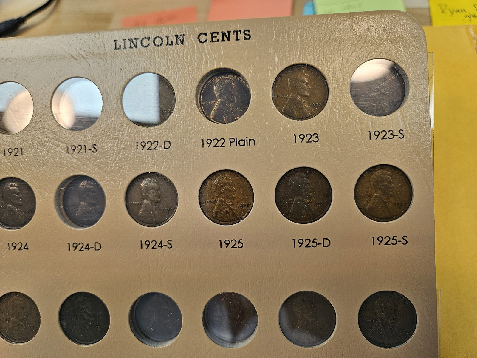 Mostly Complete Lincoln Cent collection - 12