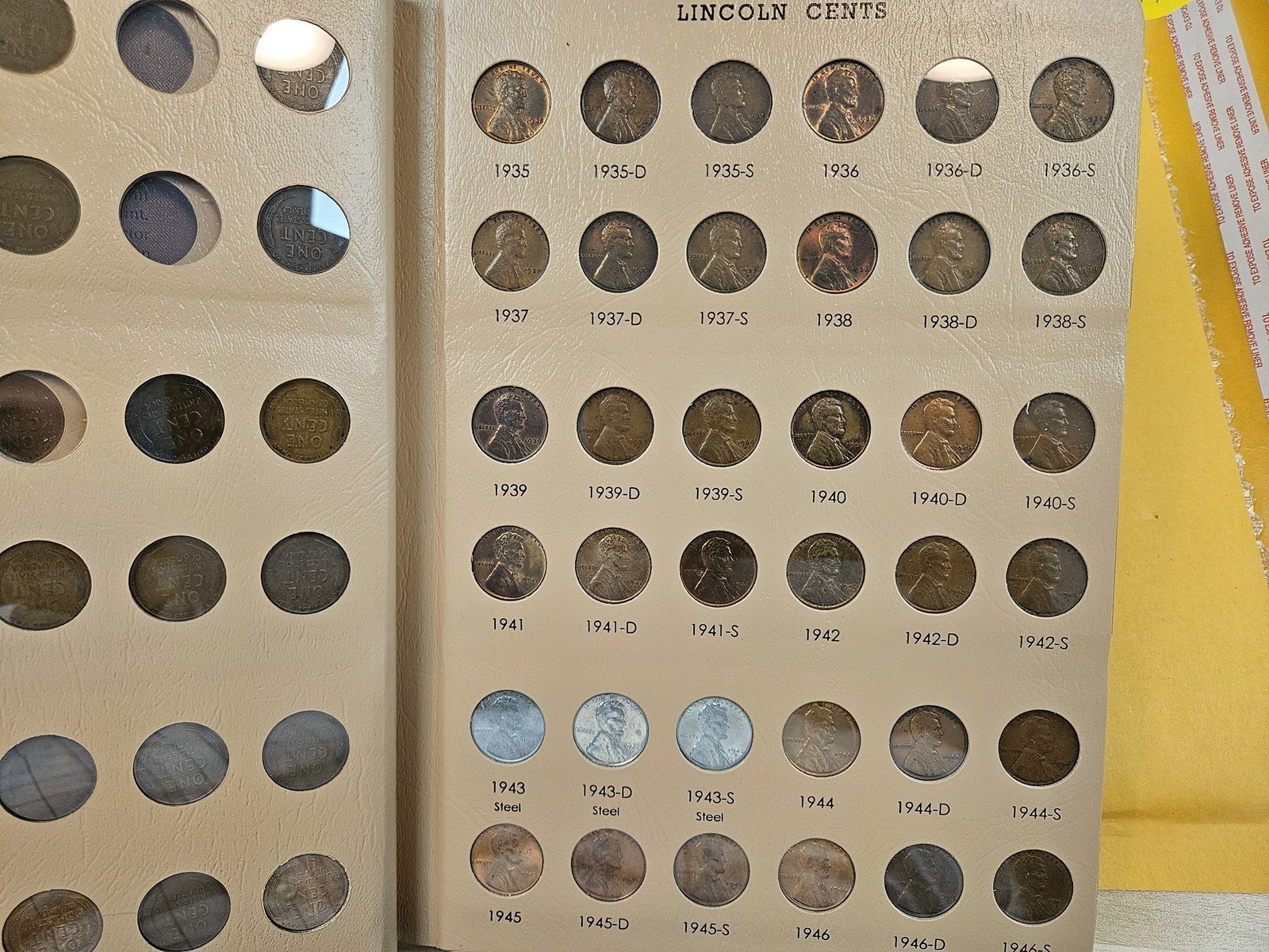 Mostly Complete Lincoln Cent collection - 16