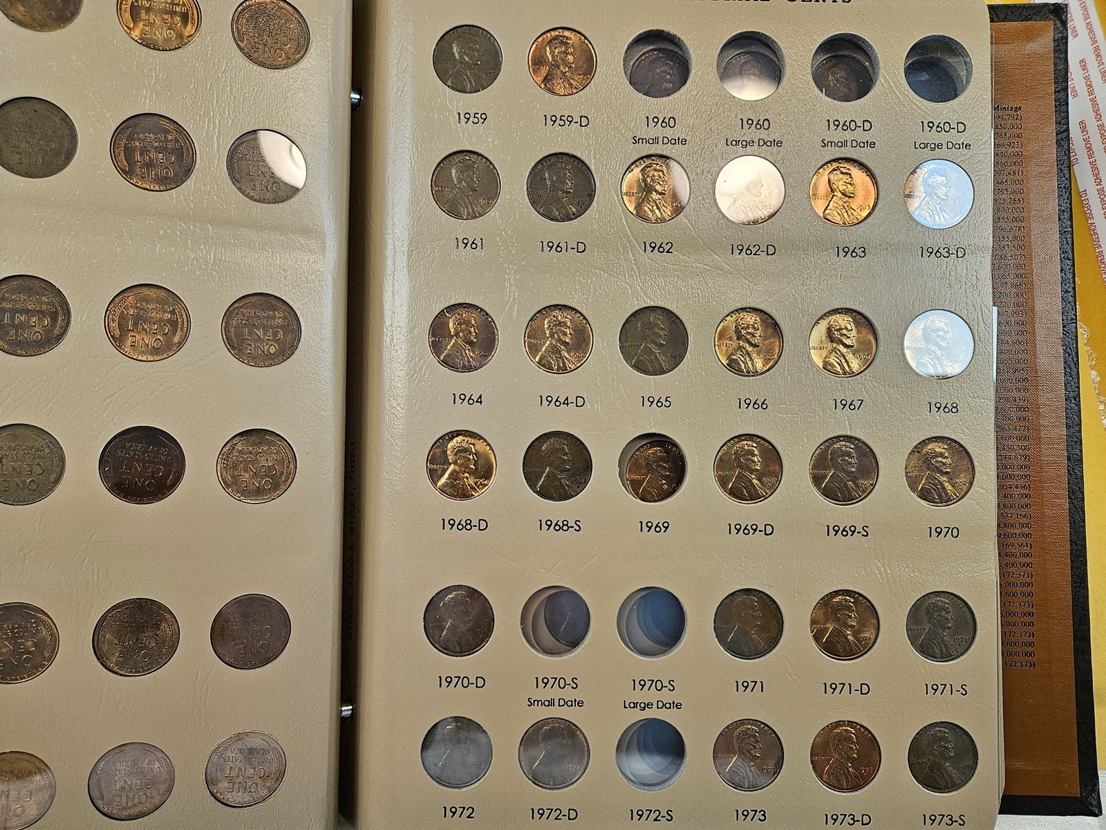 Mostly Complete Lincoln Cent collection - 18