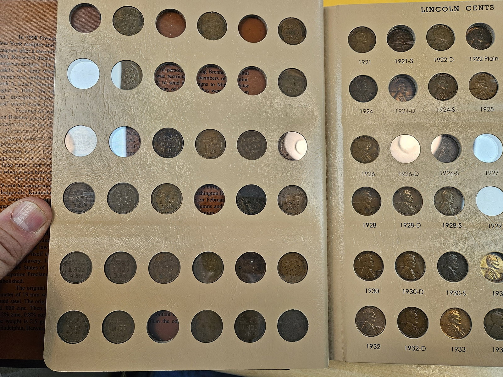 Mostly Complete Lincoln Cent collection - 9