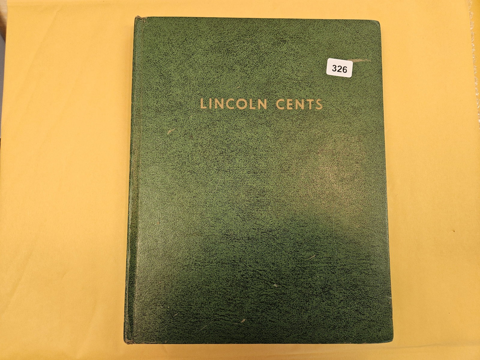Nearly complete Lincoln Cent Collection: Housed in an older Green Whitman folder. Again, no keys, some little better semi-keys. The coin in the 14-D position is pretty worn. Don't think it's a 14-D