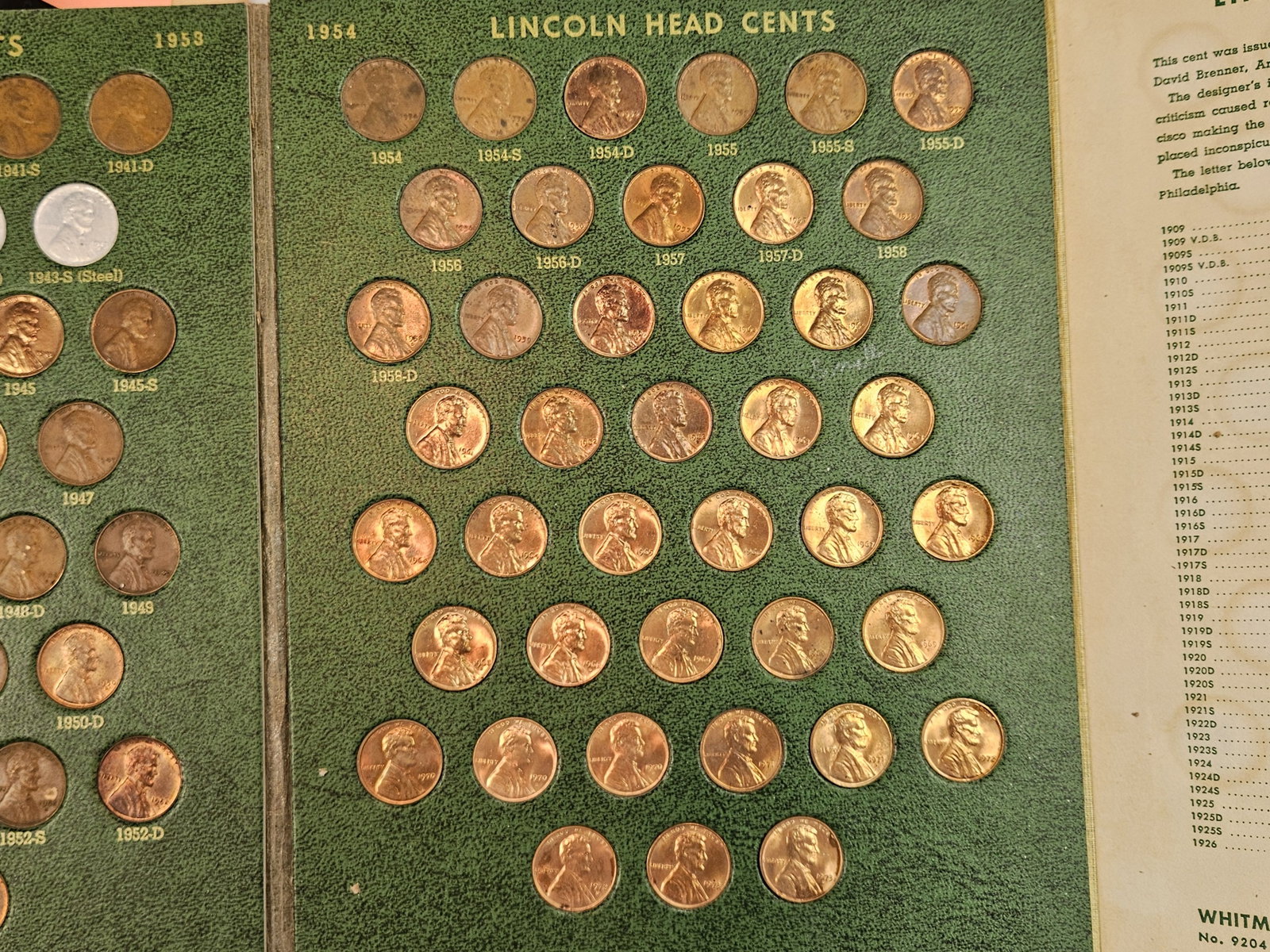 Nearly complete Lincoln Cent Collection - 8
